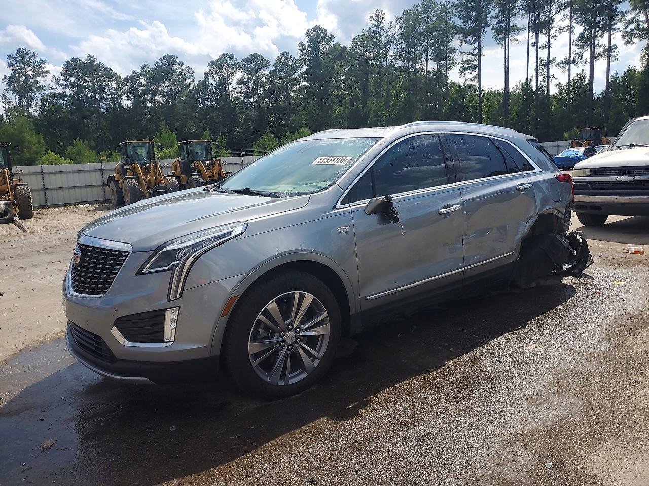 2024 Cadillac Xt5 Premium Luxury Silver vin: 1GYKNCR44RZ756841