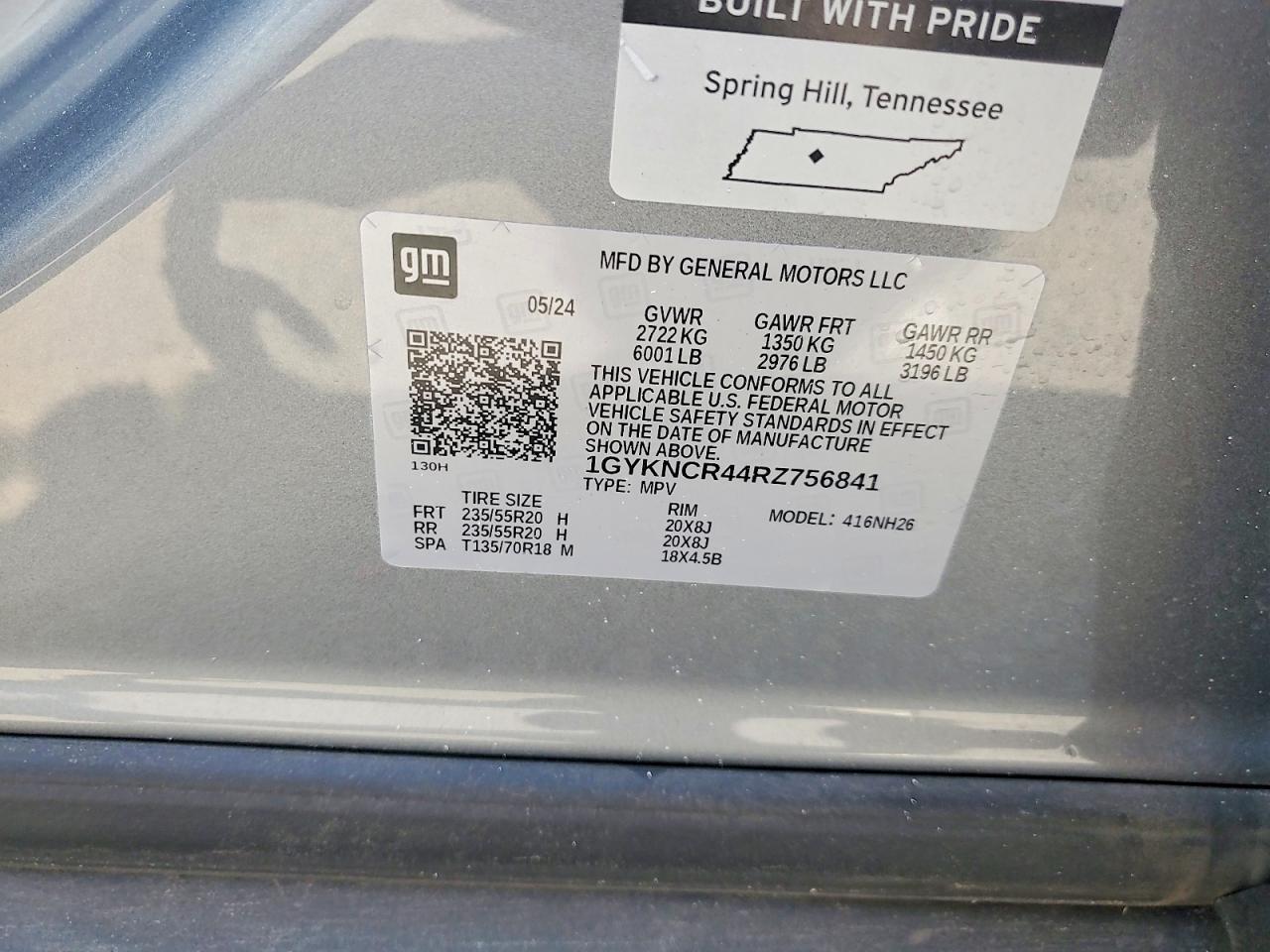 2024 Cadillac Xt5 Premium Luxury Silver vin: 1GYKNCR44RZ756841