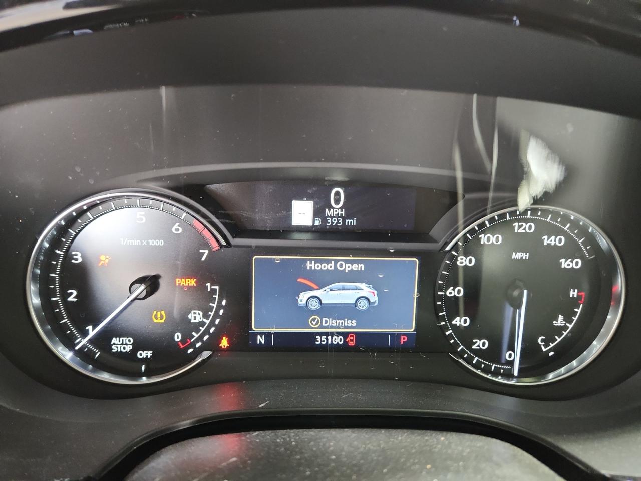 2025 Cadillac Xt5 Premium Luxury Pink vin: 1GYKNCR44SZ116604 Damage: Warning Light - Air Bag, On, Unacceptable