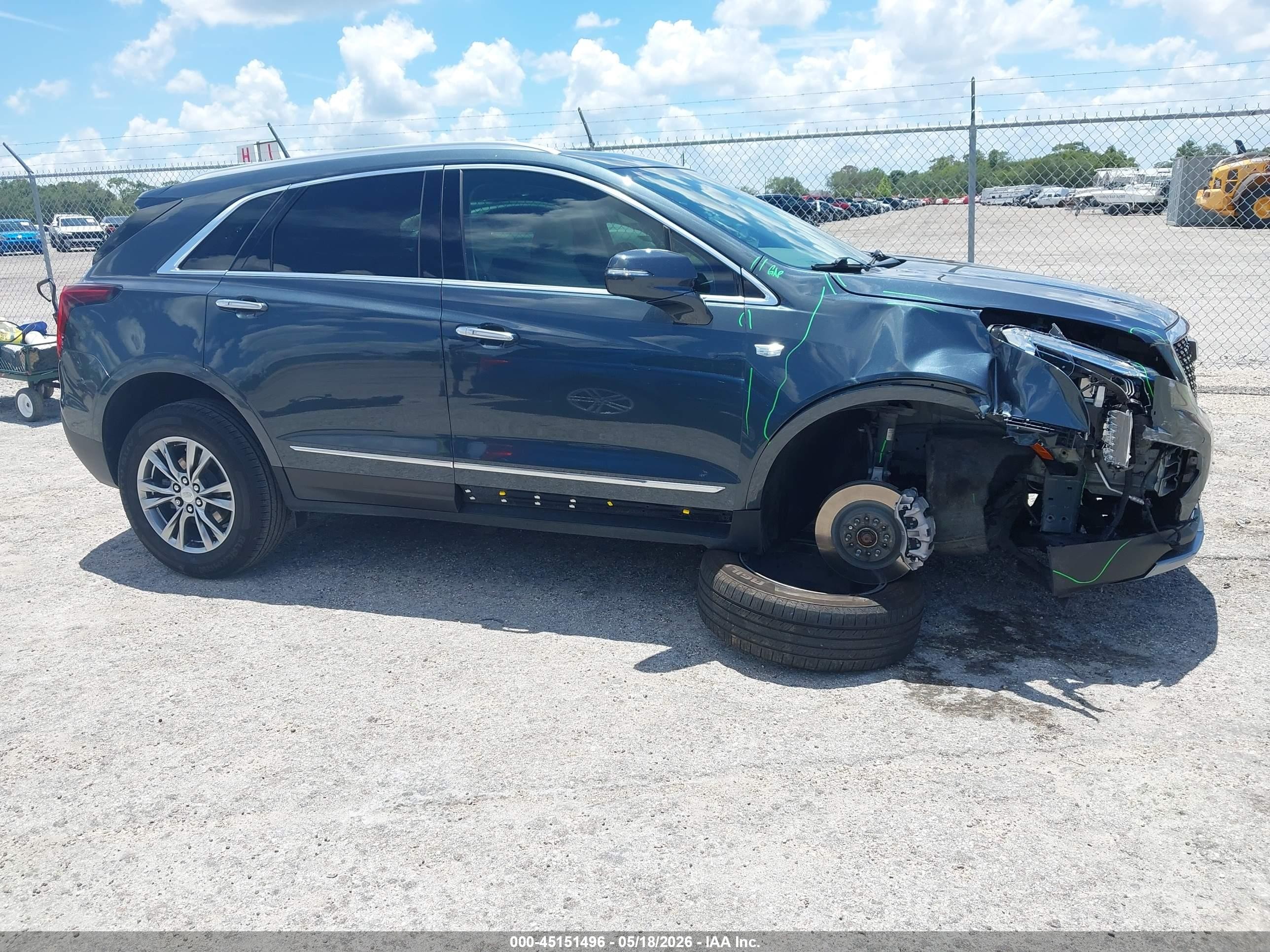 2021 Cadillac Xt5 Fwd Premium Luxury Серый vin: 1GYKNCRS4MZ177307