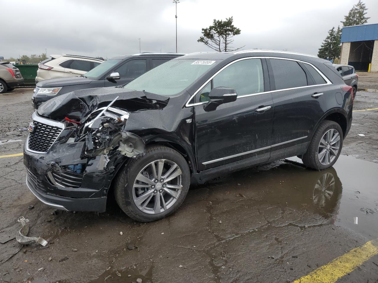 2024 Cadillac Xt5 Premium Luxury Black vin: 1GYKNDR41RZ749397