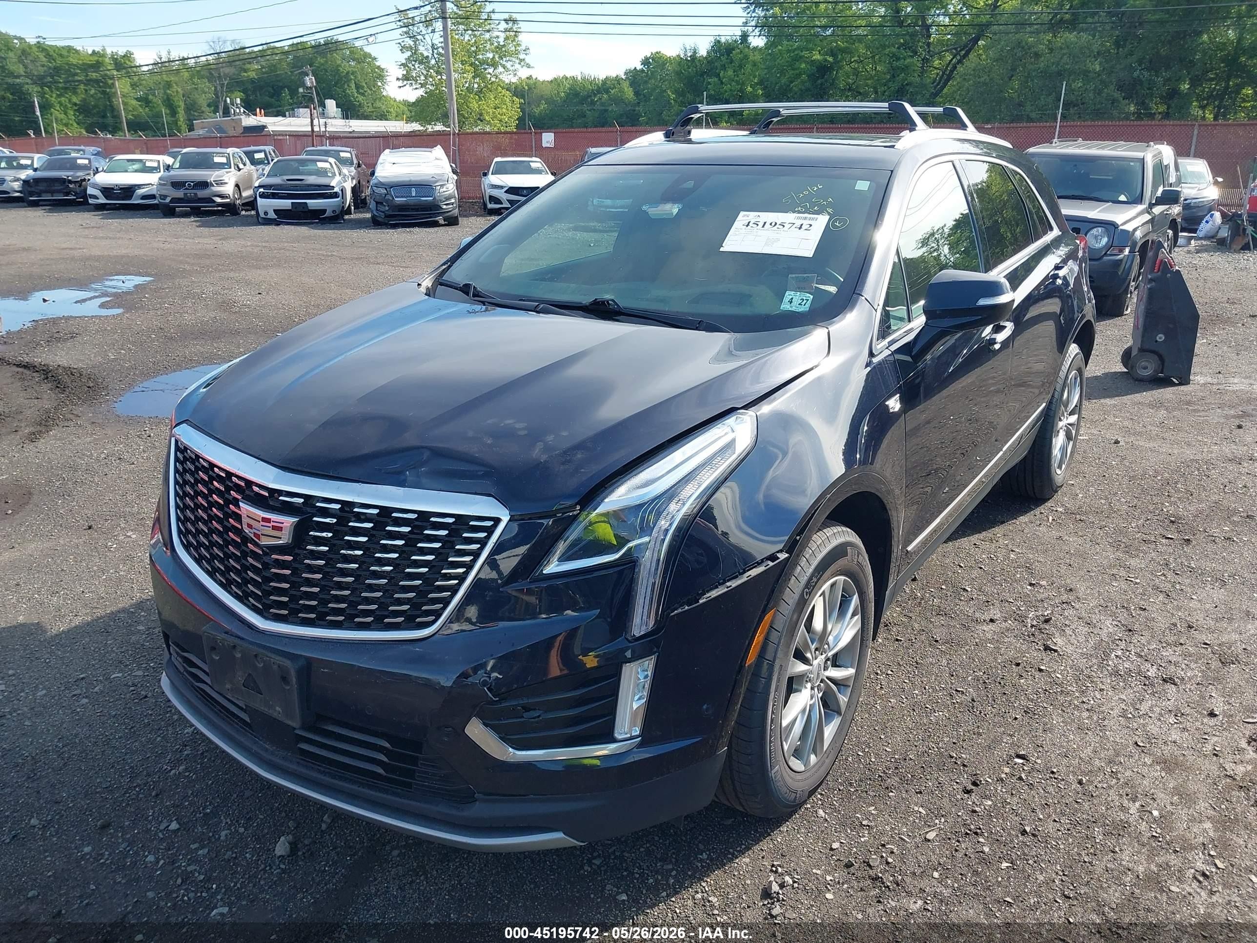 2022 Cadillac Xt5 Awd Premium Luxury Black vin: 1GYKNDRS3NZ150168