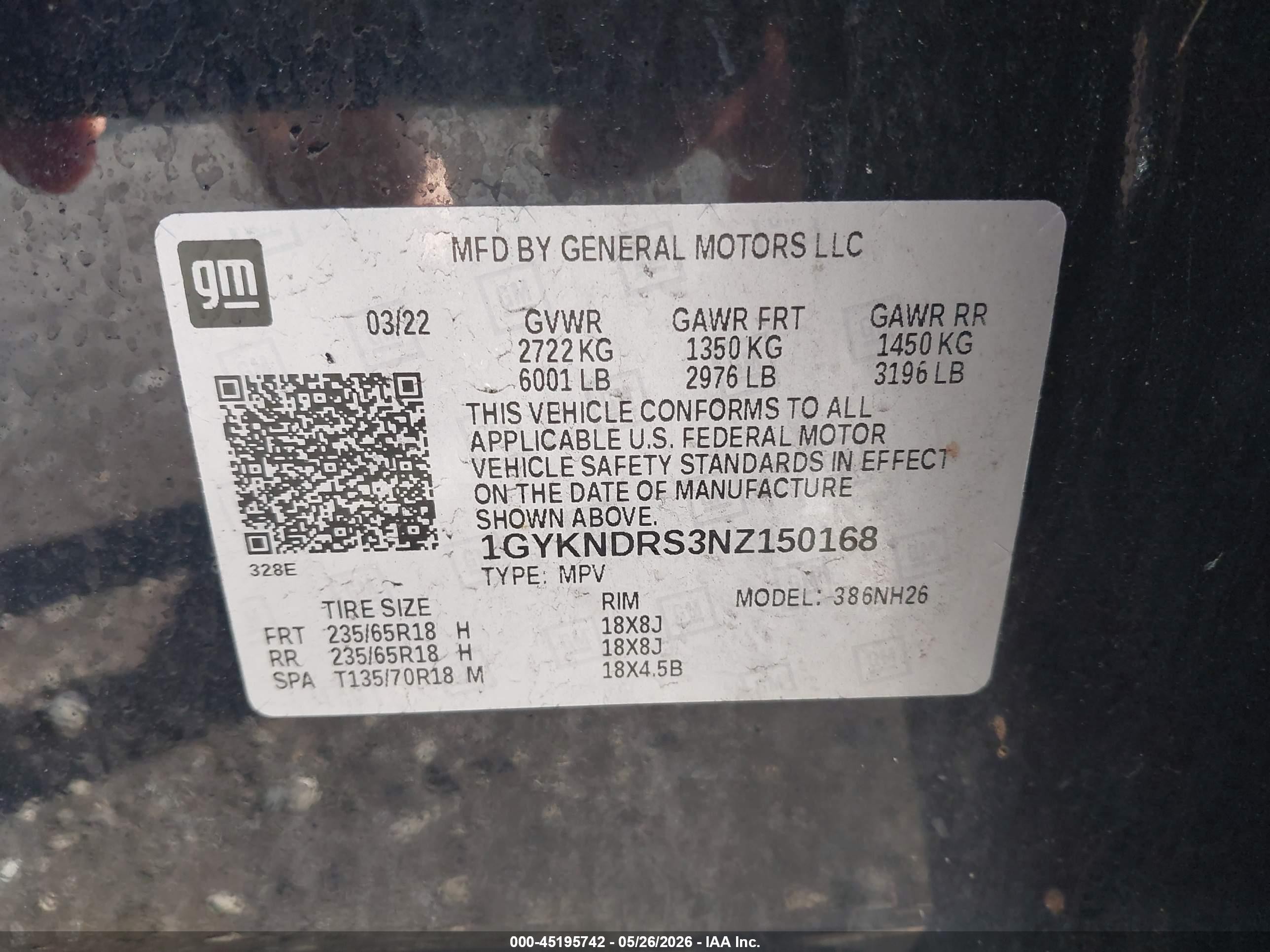 2022 Cadillac Xt5 Awd Premium Luxury Black vin: 1GYKNDRS3NZ150168