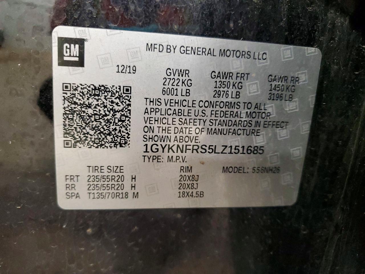 2020 Cadillac Xt5 Platinum Premium Luxury Black vin: 1GYKNFRS5LZ151685