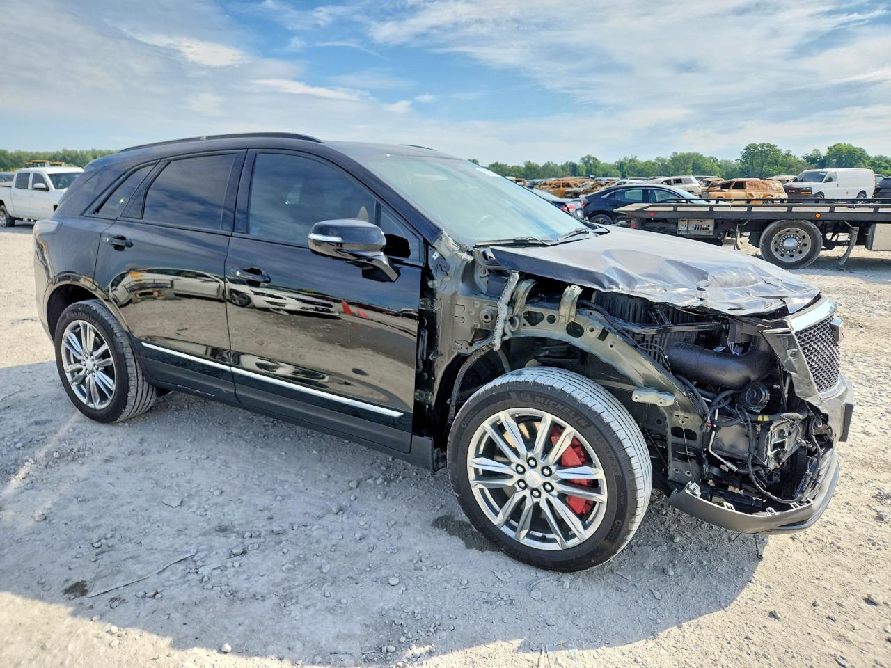 2025 Cadillac Xt5 Sport Black vin: 1GYKNGRSXSZ127631
