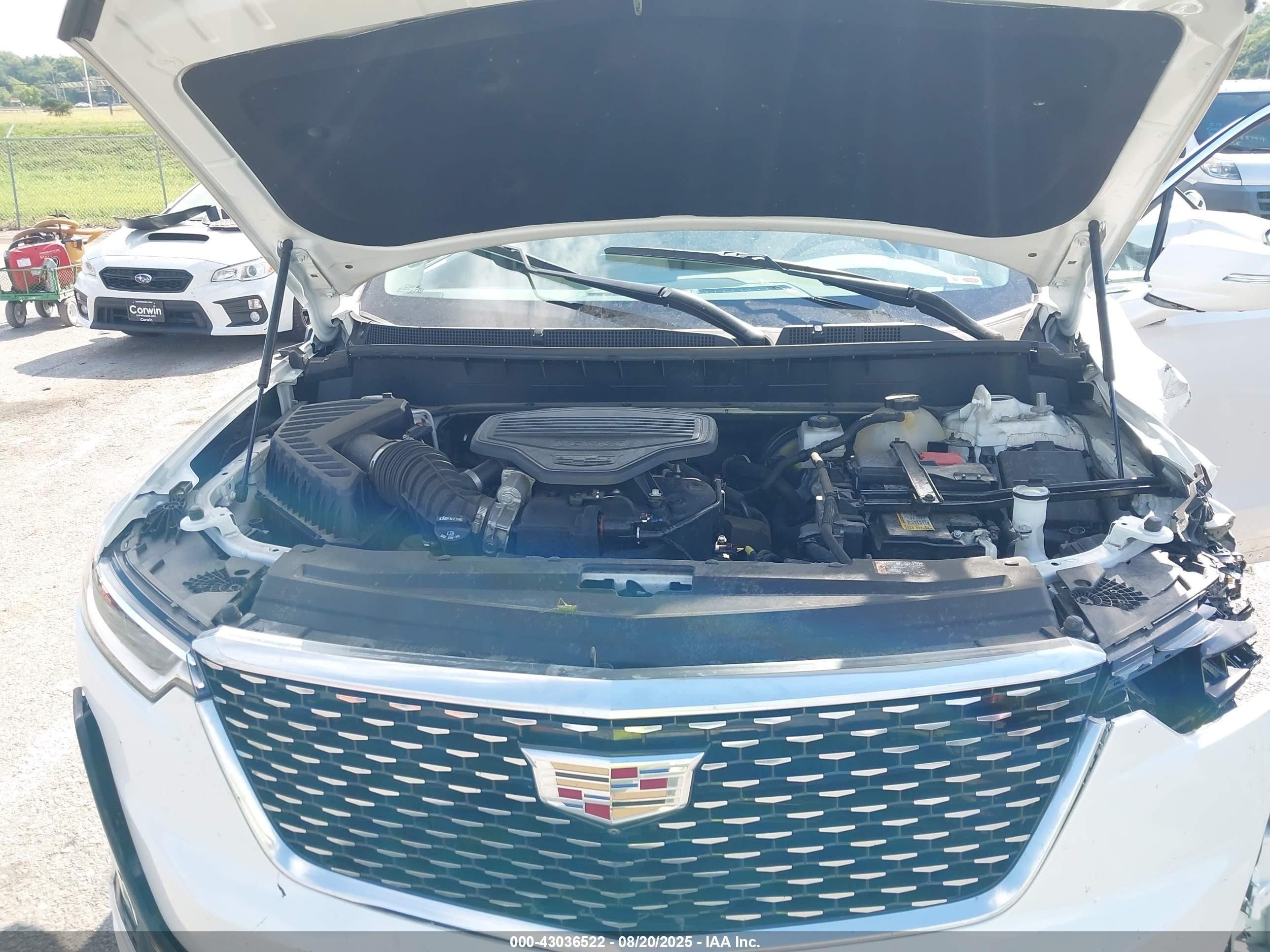 2022 Cadillac Xt6 Fwd Premium Luxury White vin: 1GYKPCRS1NZ161867
