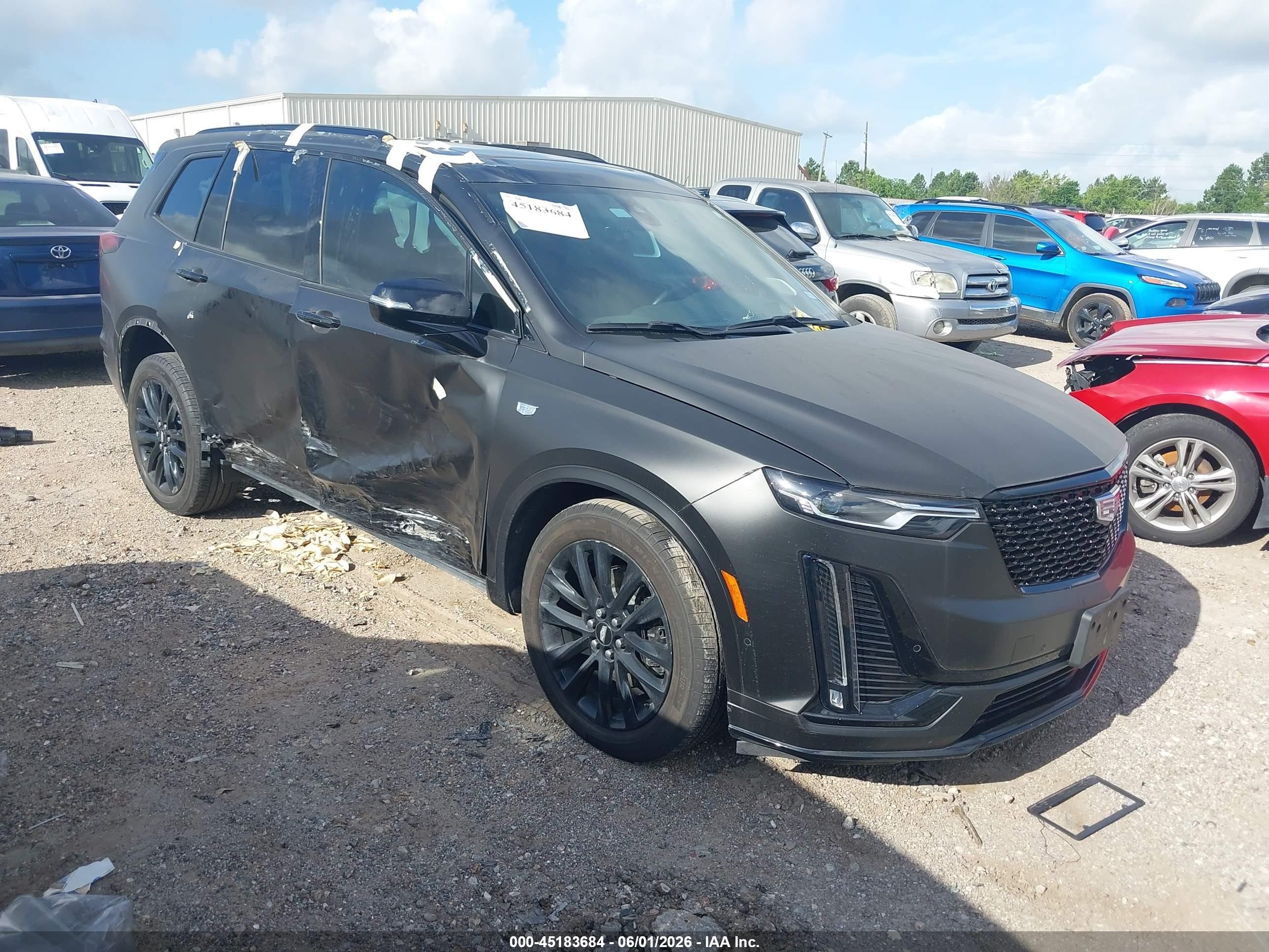2024 Cadillac Xt6 Fwd Premium Luxury Black vin: 1GYKPCRS1RZ734739