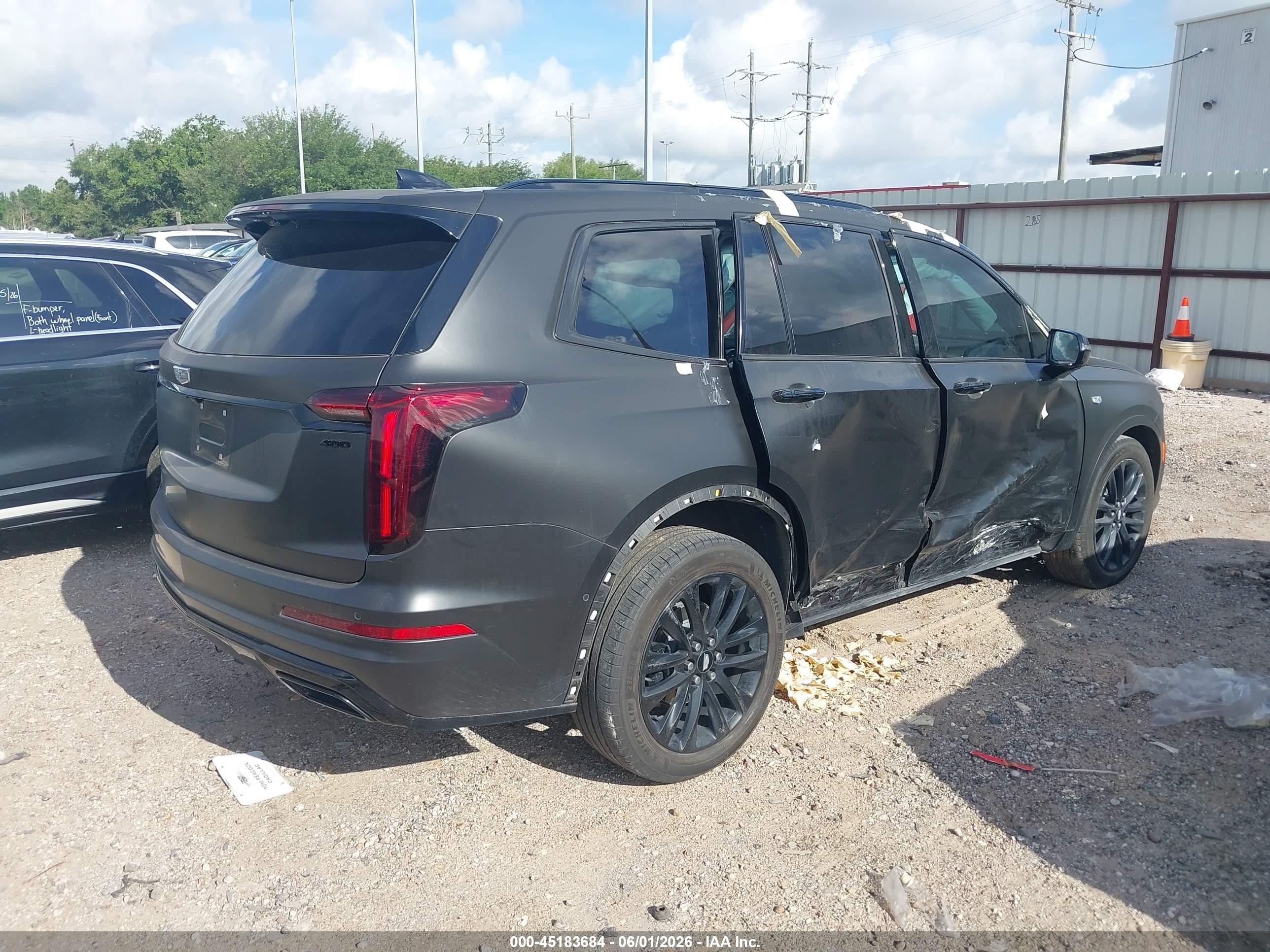 2024 Cadillac Xt6 Fwd Premium Luxury Black vin: 1GYKPCRS1RZ734739