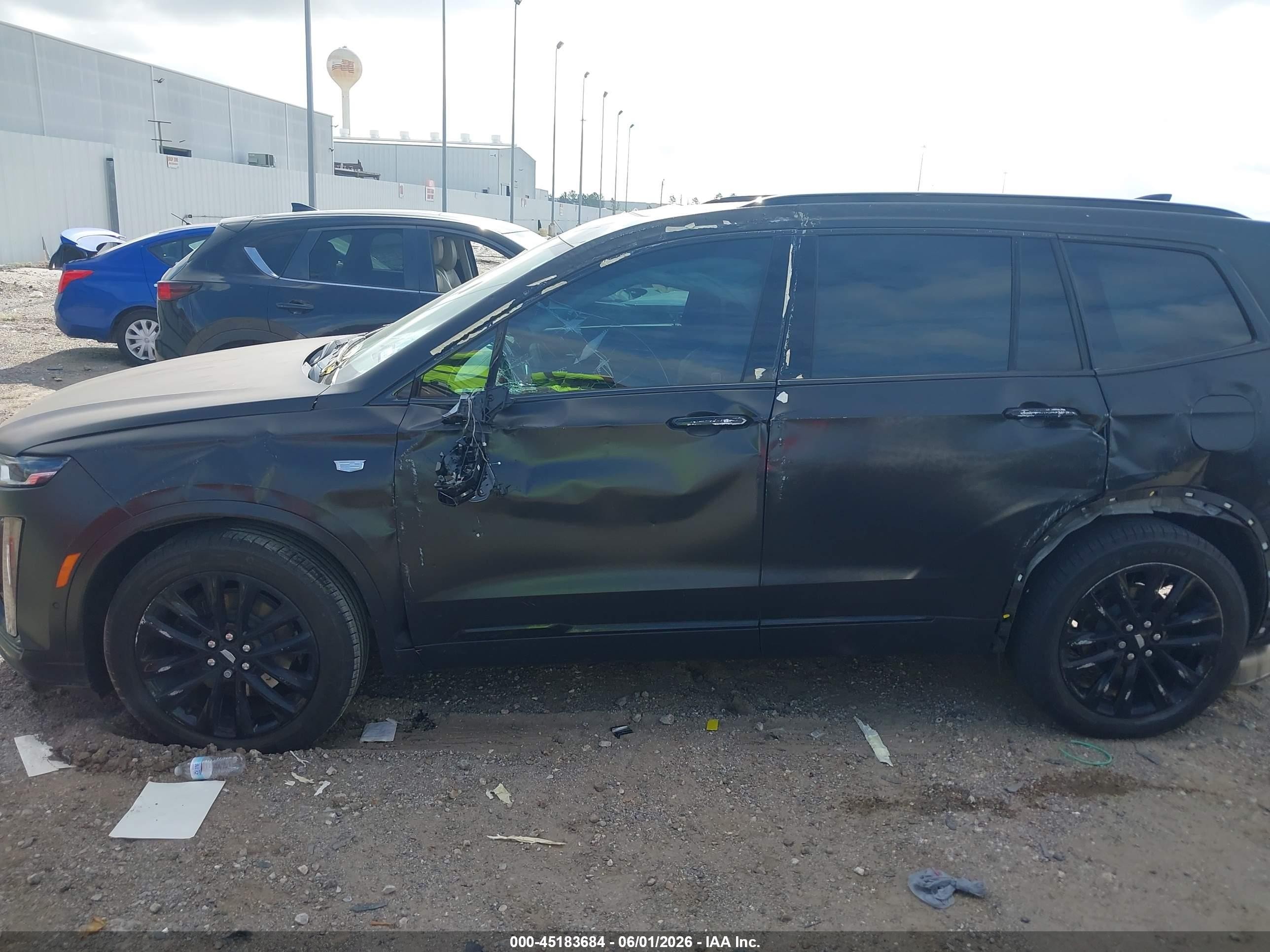 2024 Cadillac Xt6 Fwd Premium Luxury Black vin: 1GYKPCRS1RZ734739
