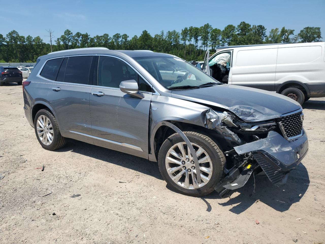 2020 Cadillac Xt6 Premium Luxury Gray vin: 1GYKPCRS5LZ147600