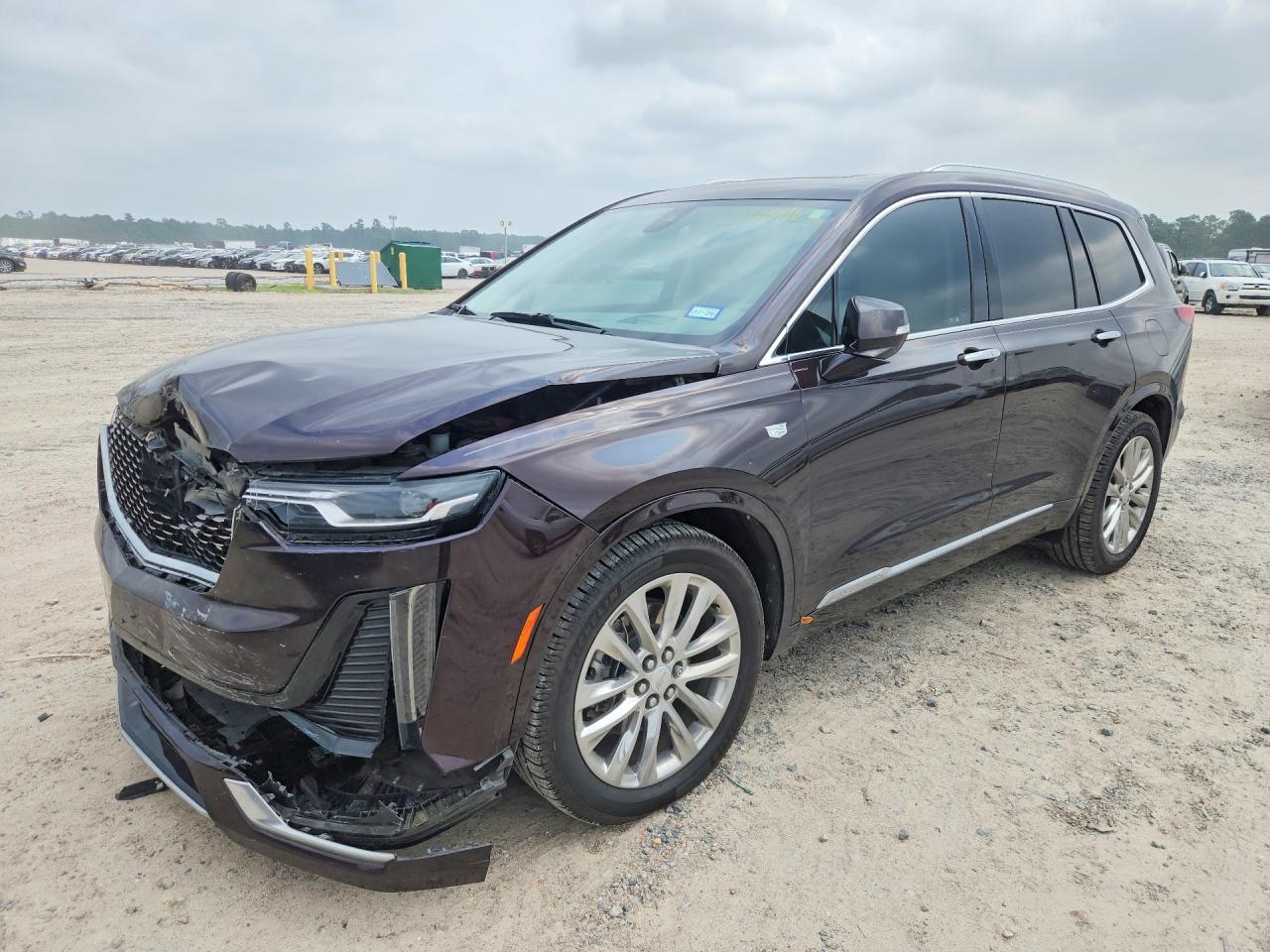 2021 Cadillac Xt6 Premium Luxury Бордовый vin: 1GYKPCRSXMZ190802