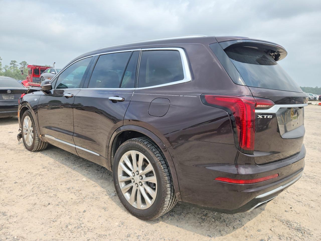 2021 Cadillac Xt6 Premium Luxury Burgundy vin: 1GYKPCRSXMZ190802