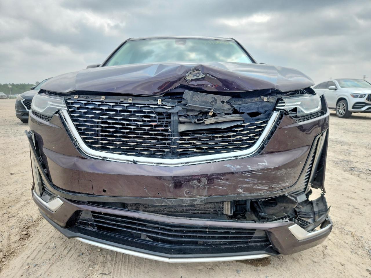 2021 Cadillac Xt6 Premium Luxury Burgundy vin: 1GYKPCRSXMZ190802