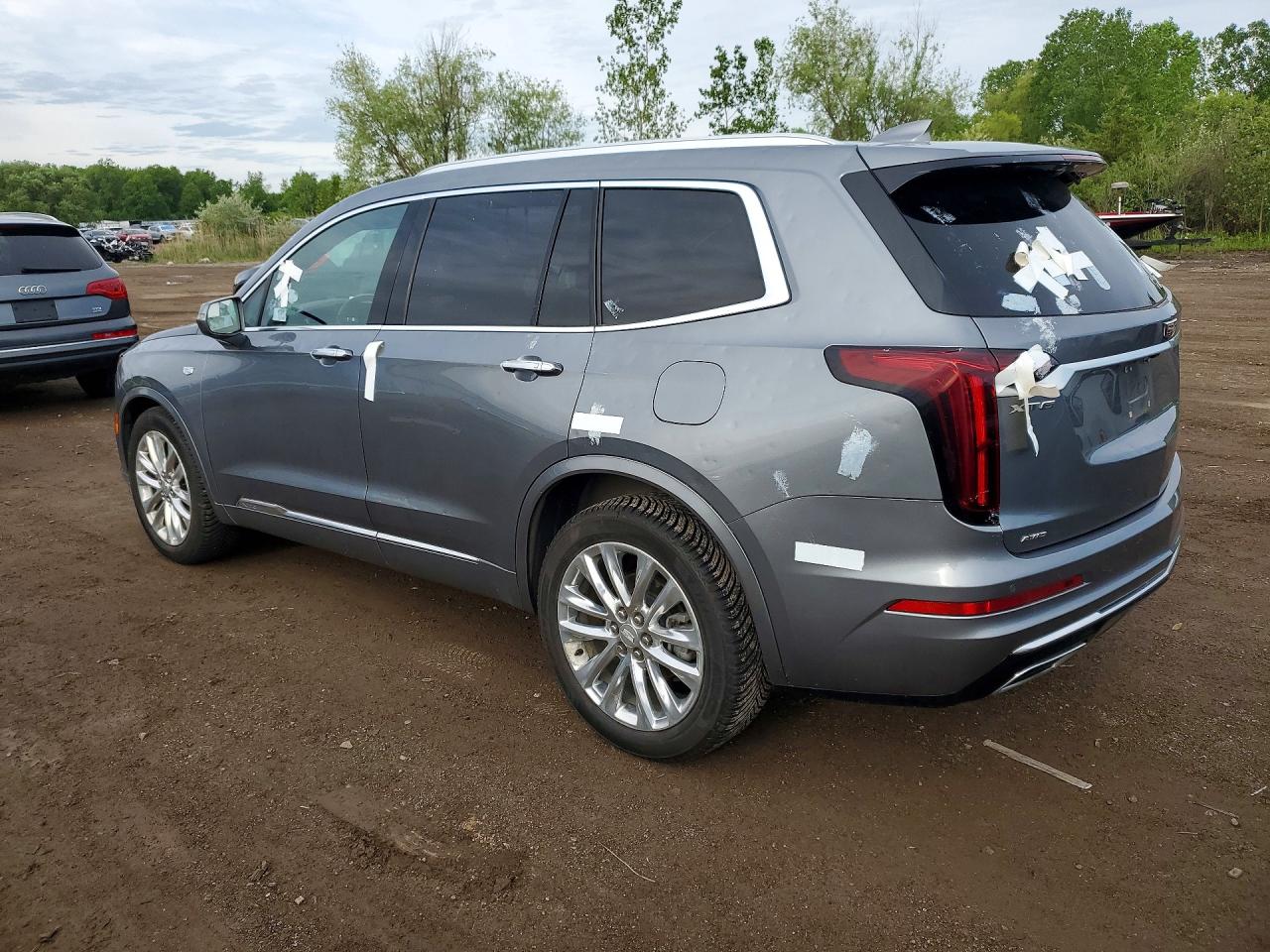 2020 Cadillac Xt6 Premium Luxury Silver vin: 1GYKPDRS2LZ220685