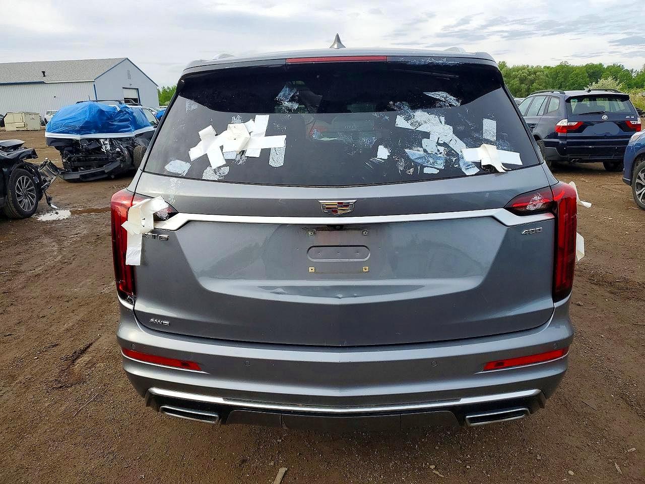 2020 Cadillac Xt6 Premium Luxury Silver vin: 1GYKPDRS2LZ220685