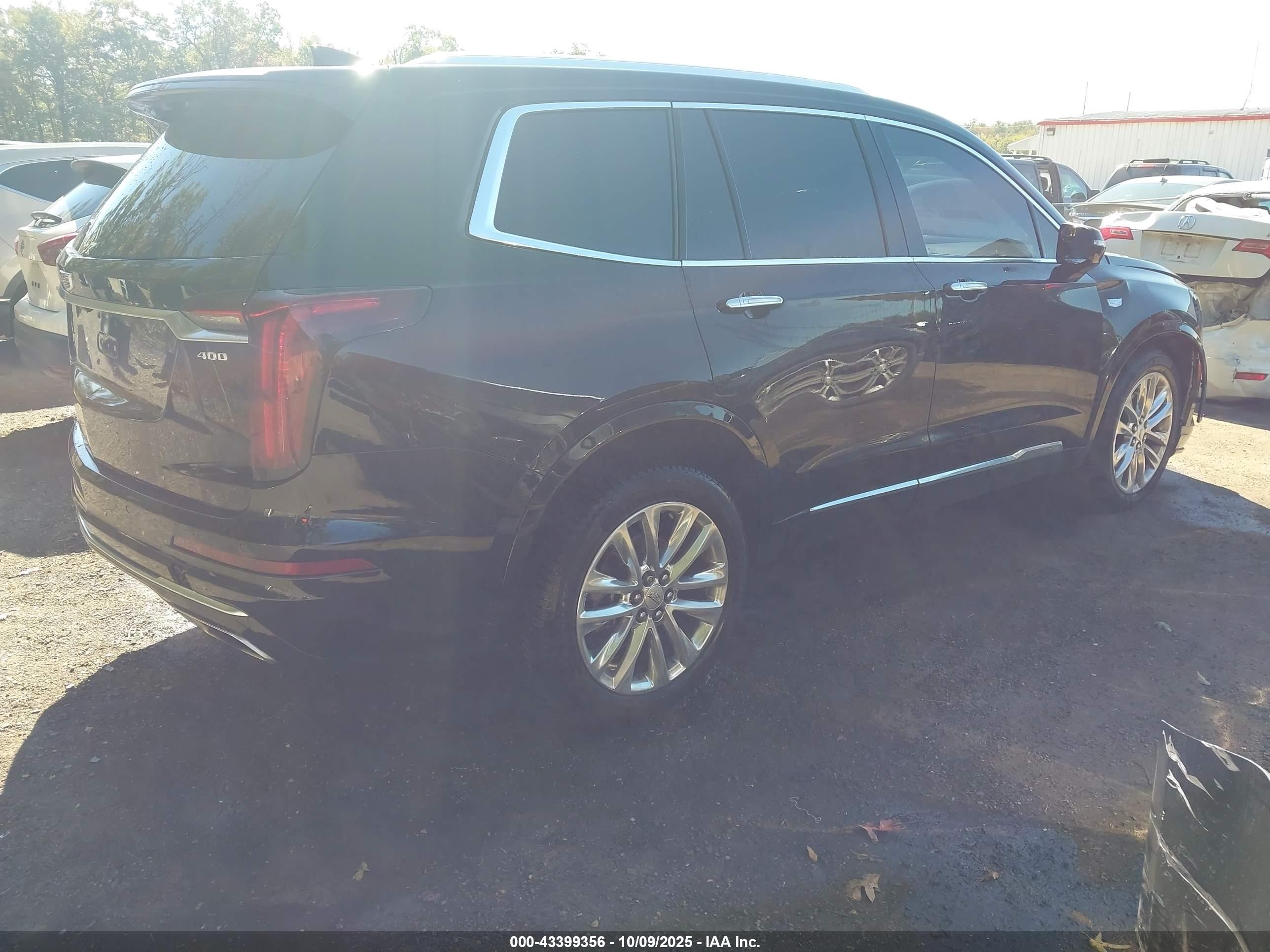 2020 Cadillac Xt6 Awd Premium Luxury Черный vin: 1GYKPDRS4LZ101407