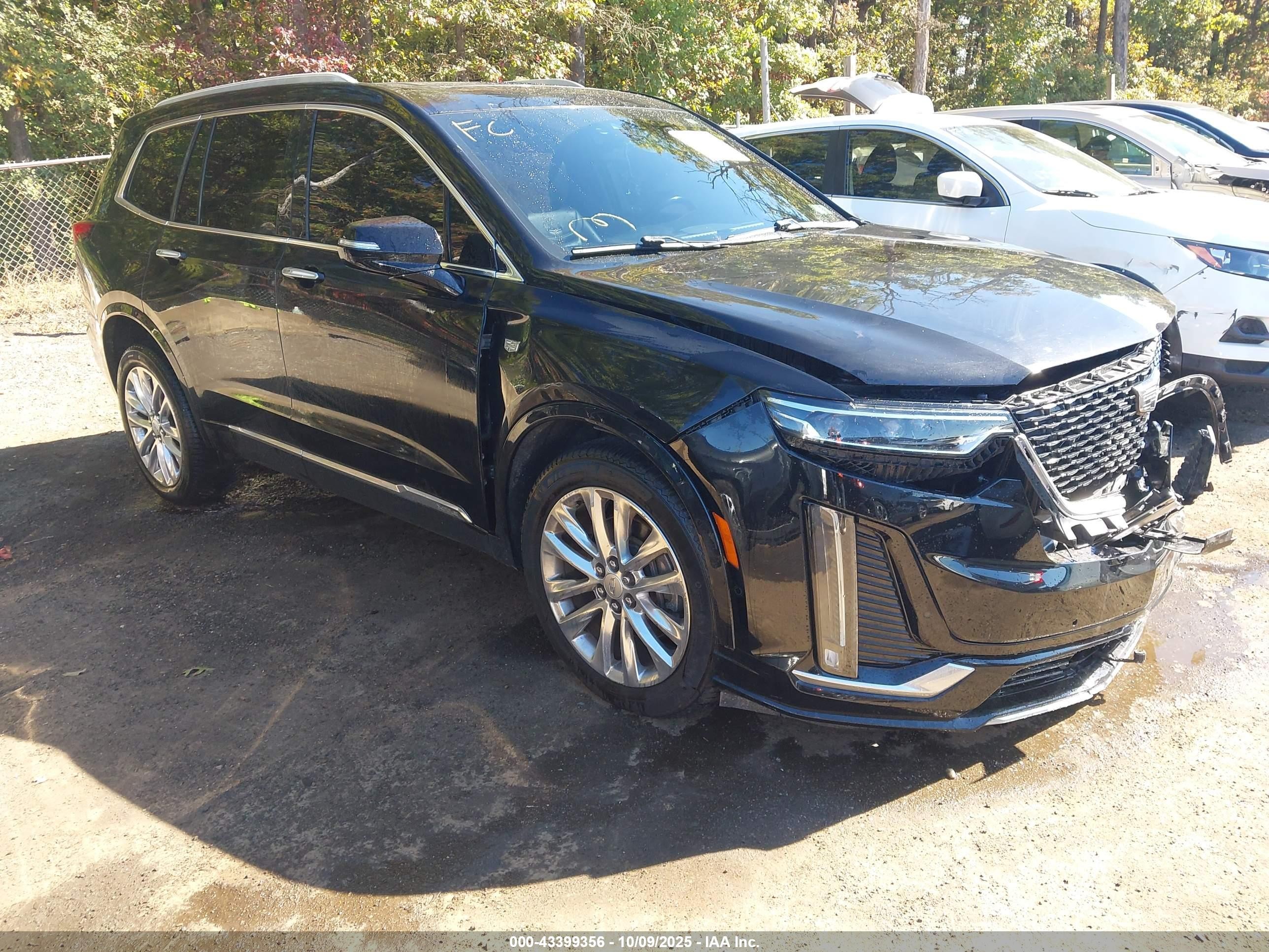 2020 Cadillac Xt6 Awd Premium Luxury Черный vin: 1GYKPDRS4LZ101407