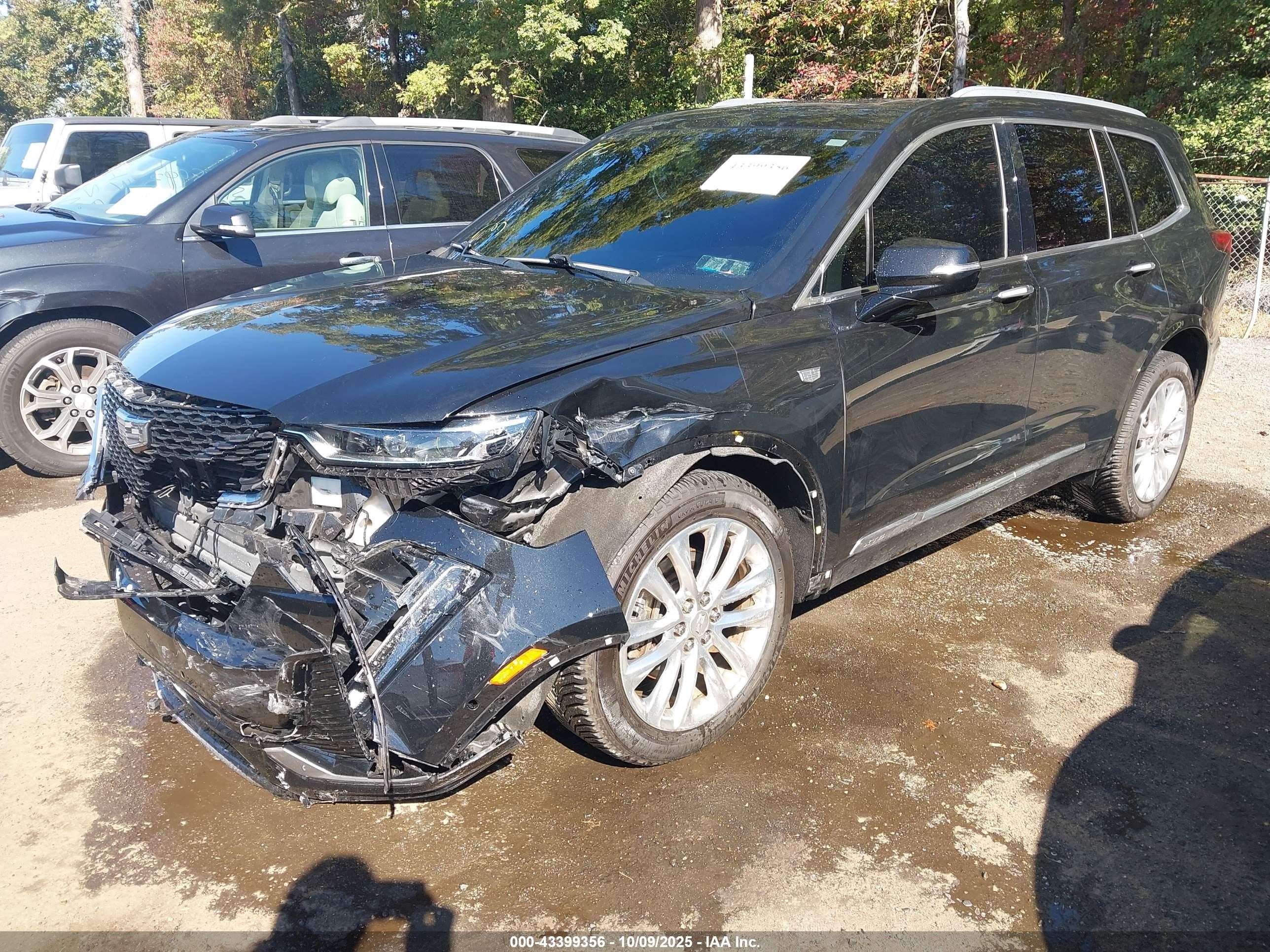 2020 Cadillac Xt6 Awd Premium Luxury Черный vin: 1GYKPDRS4LZ101407