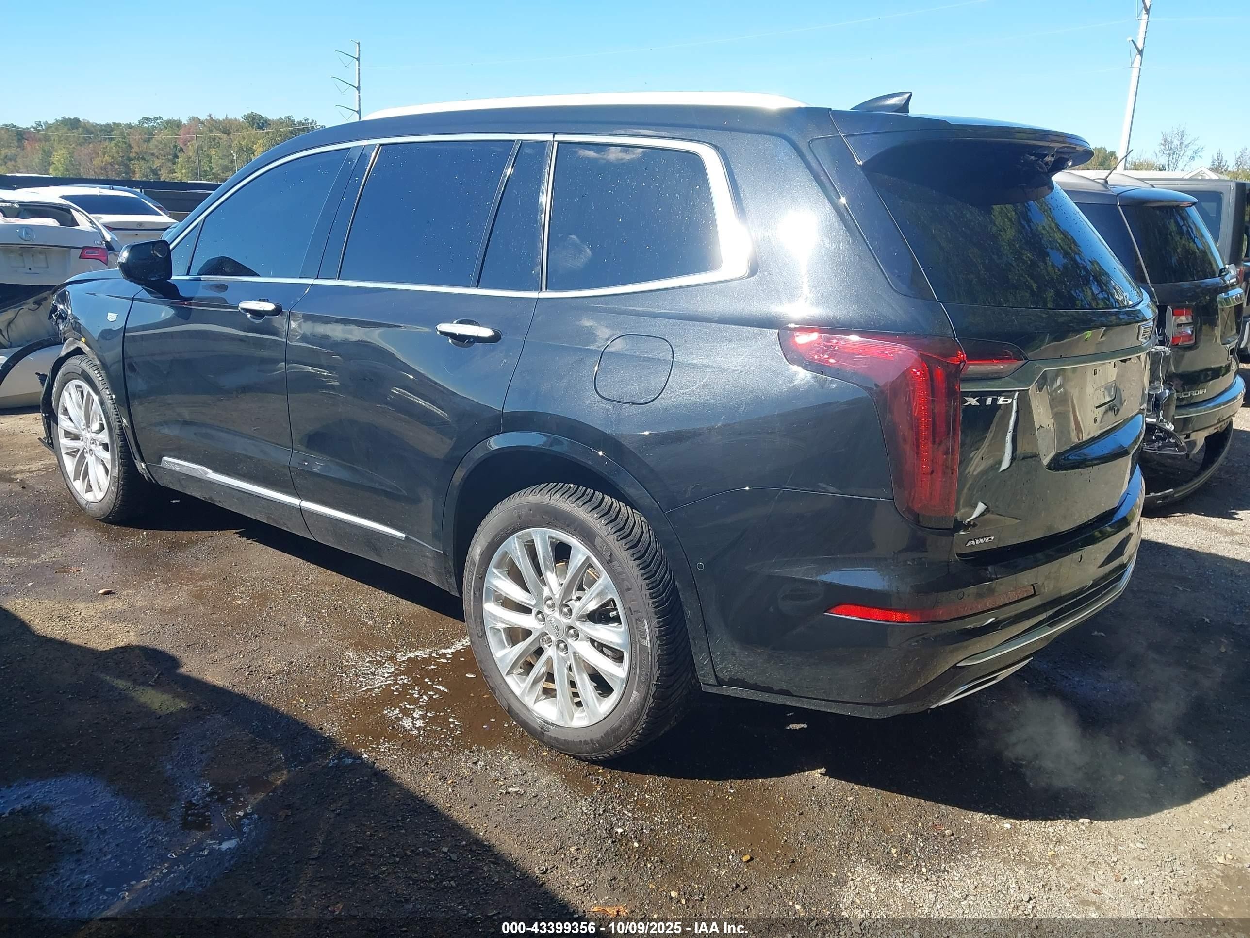 2020 Cadillac Xt6 Awd Premium Luxury Черный vin: 1GYKPDRS4LZ101407