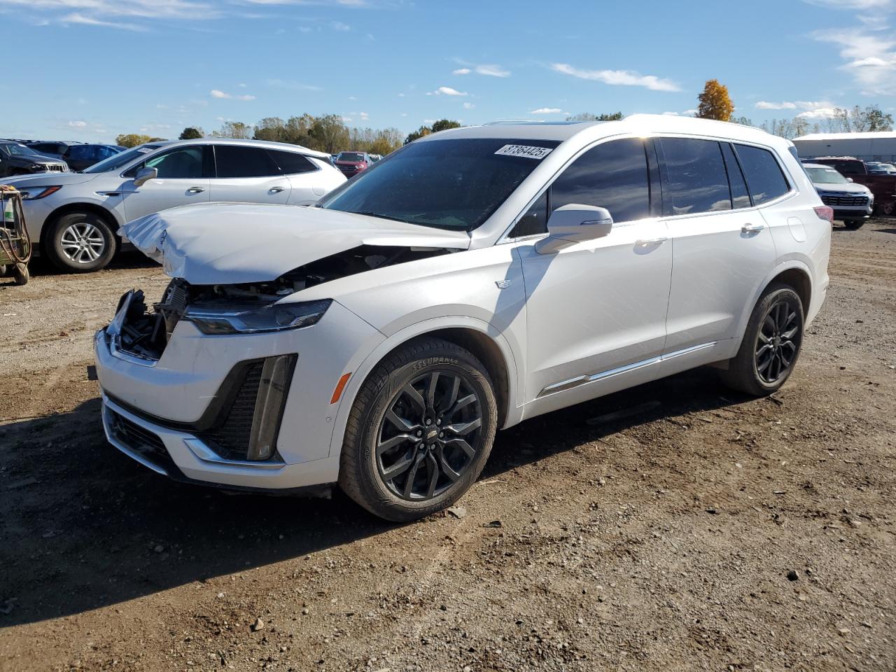 2020 Cadillac Xt6 Premium Luxury White vin: 1GYKPDRS5LZ183728