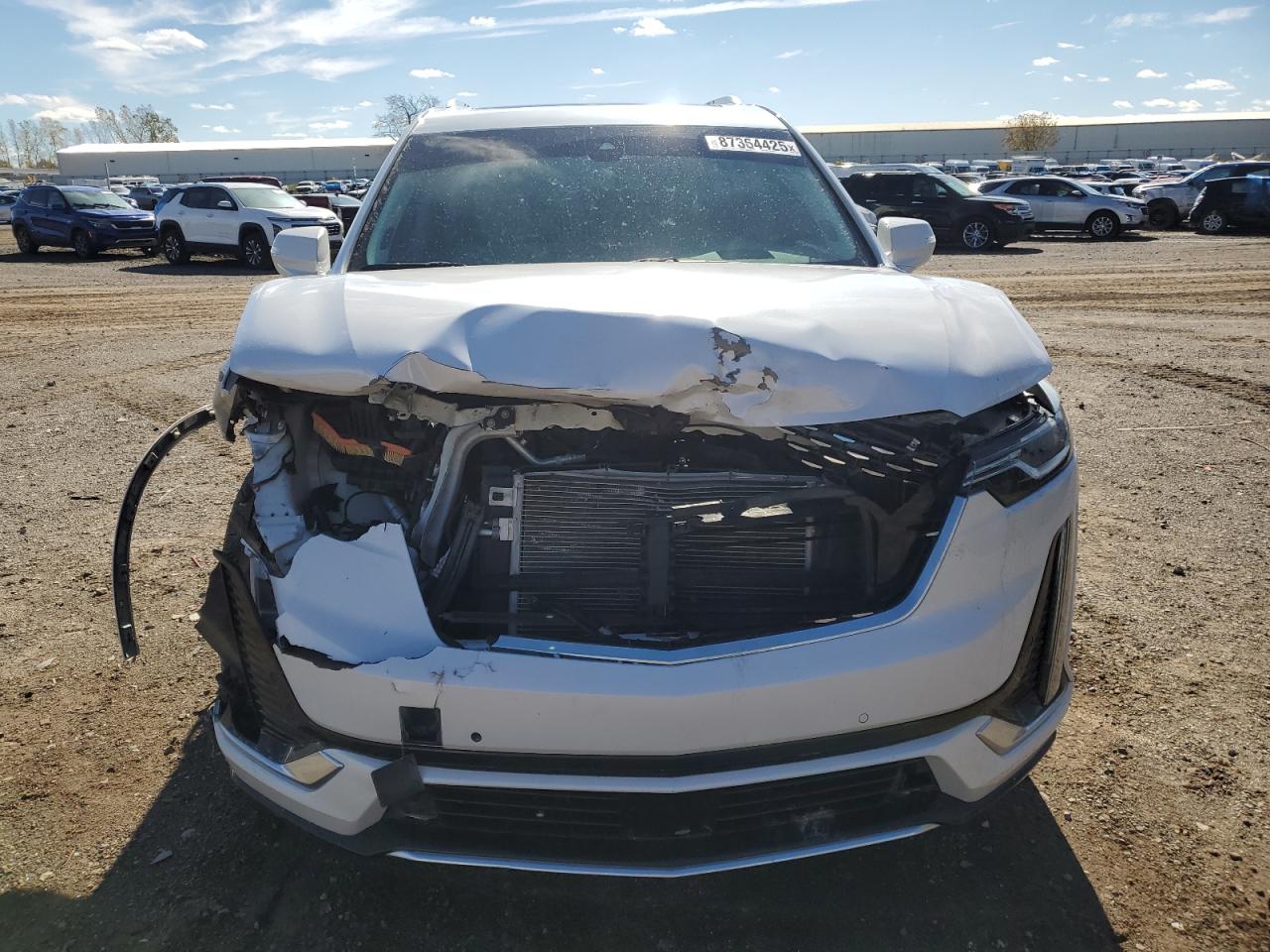2020 Cadillac Xt6 Premium Luxury White vin: 1GYKPDRS5LZ183728