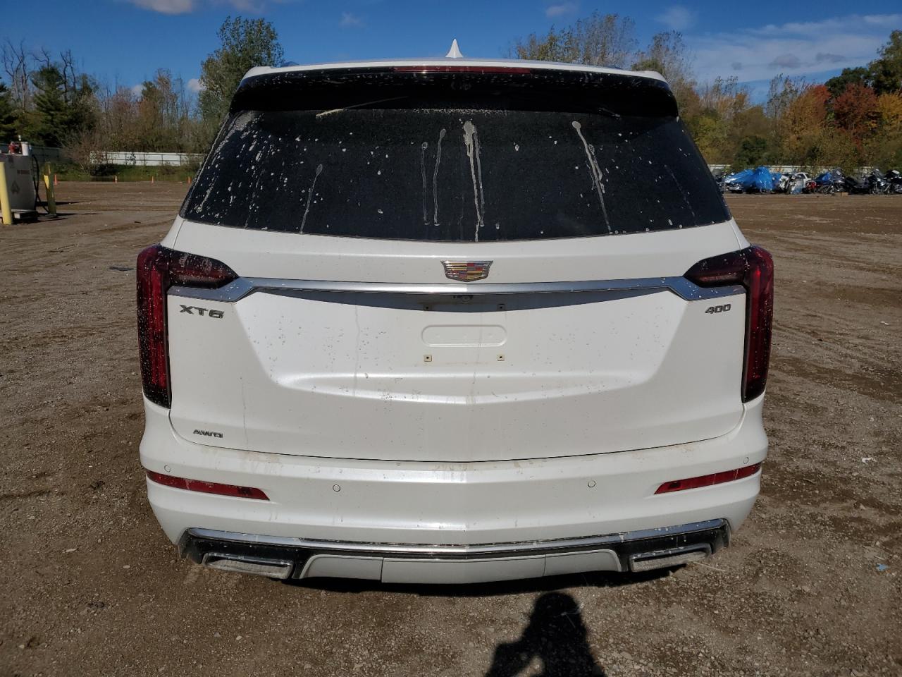 2020 Cadillac Xt6 Premium Luxury White vin: 1GYKPDRS5LZ183728