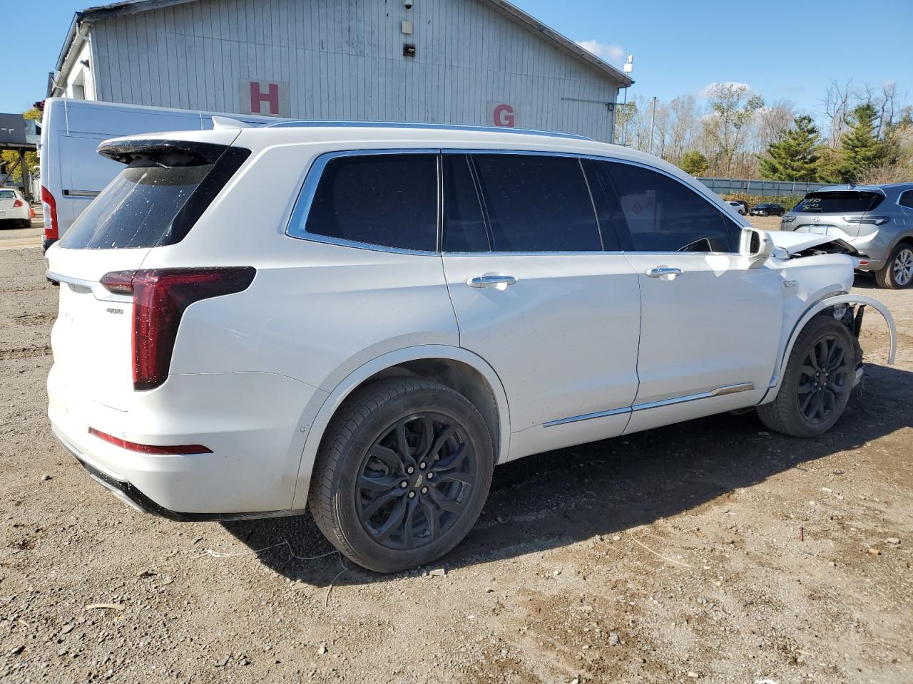 2020 Cadillac Xt6 Premium Luxury White vin: 1GYKPDRS5LZ183728