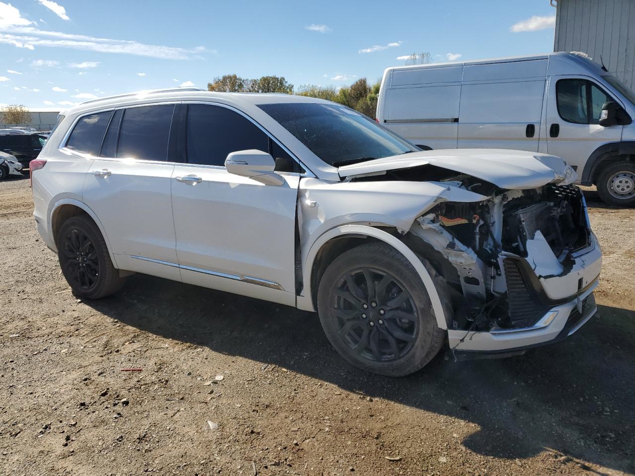2020 Cadillac Xt6 Premium Luxury White vin: 1GYKPDRS5LZ183728