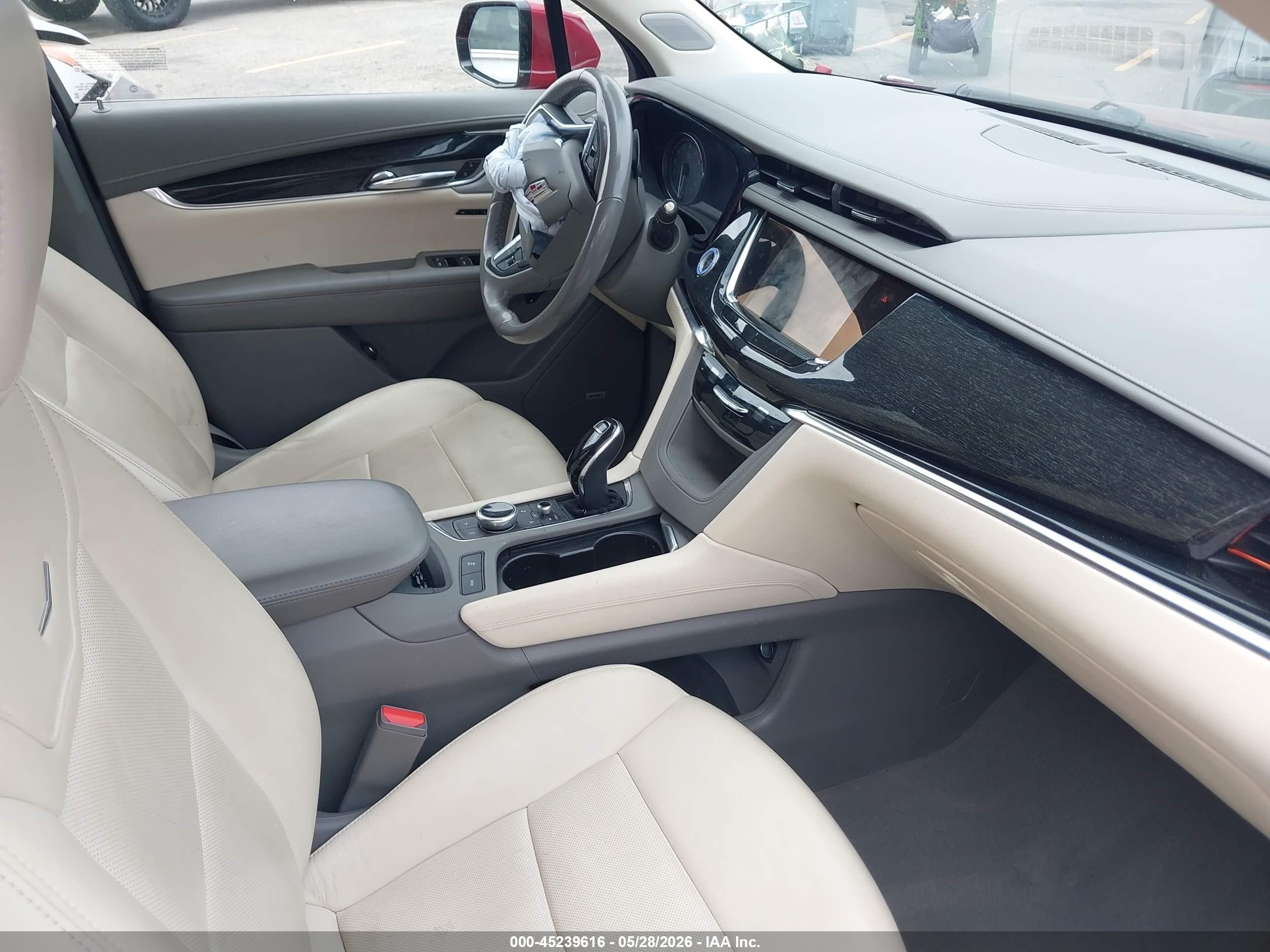 2021 Cadillac Xt6 Awd Premium Luxury Красный vin: 1GYKPDRS6MZ206015