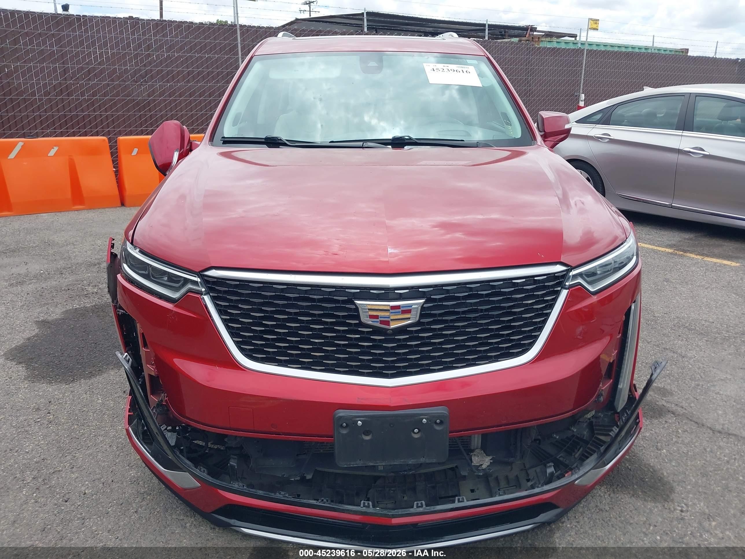 2021 Cadillac Xt6 Awd Premium Luxury Красный vin: 1GYKPDRS6MZ206015