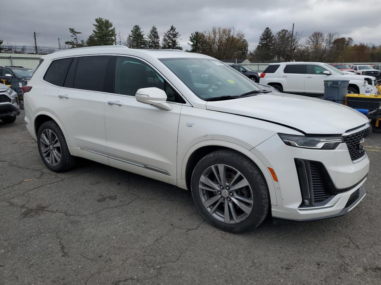 2020 Cadillac Xt6 Premium Luxury White vin: 1GYKPDRS7LZ101417