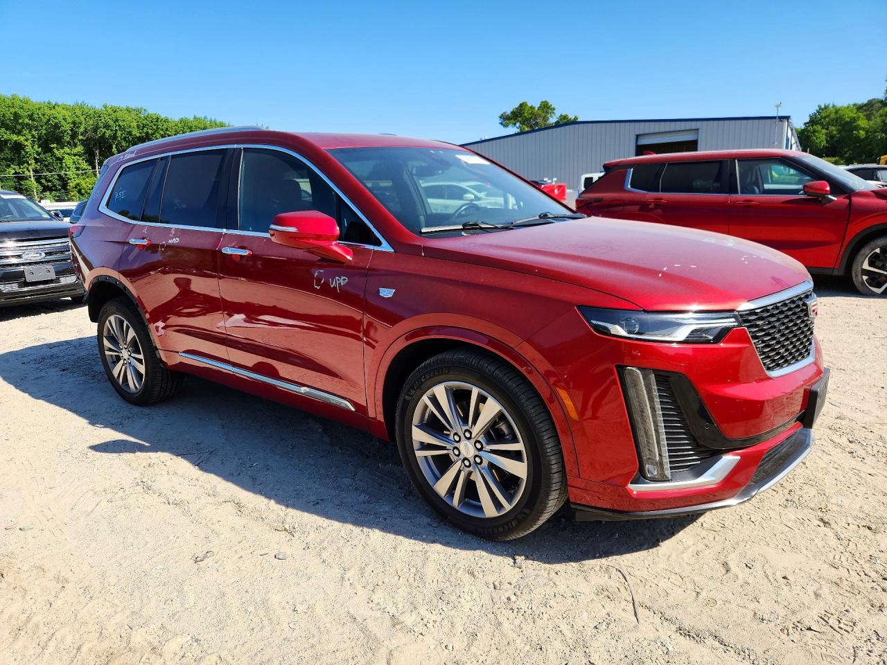2021 Cadillac Xt6 Premium Luxury Red vin: 1GYKPDRS7MZ232347