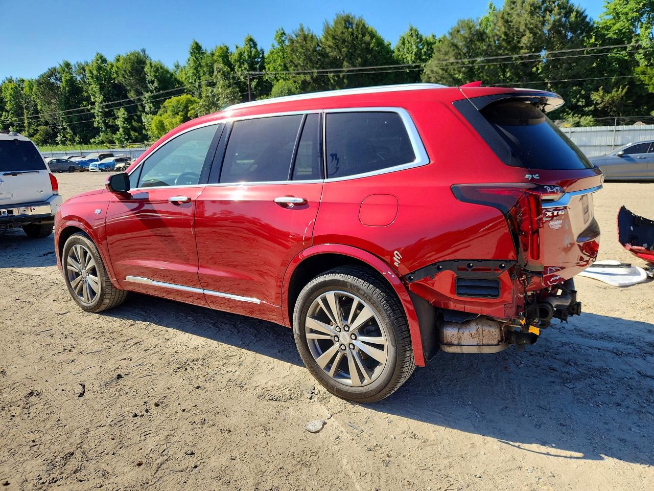 2021 Cadillac Xt6 Premium Luxury Red vin: 1GYKPDRS7MZ232347