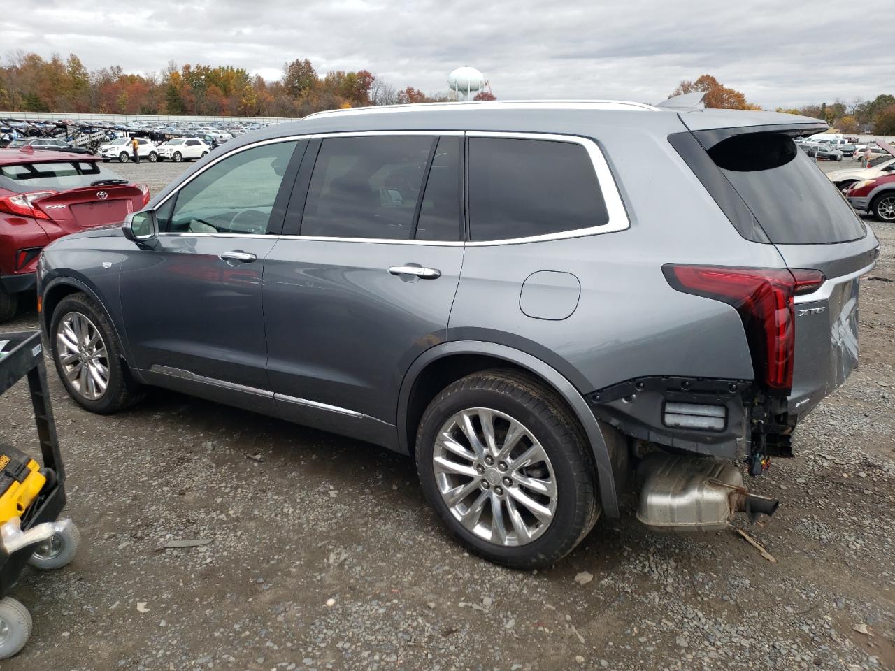2020 Cadillac Xt6 Premium Luxury Gray vin: 1GYKPDRS8LZ136306