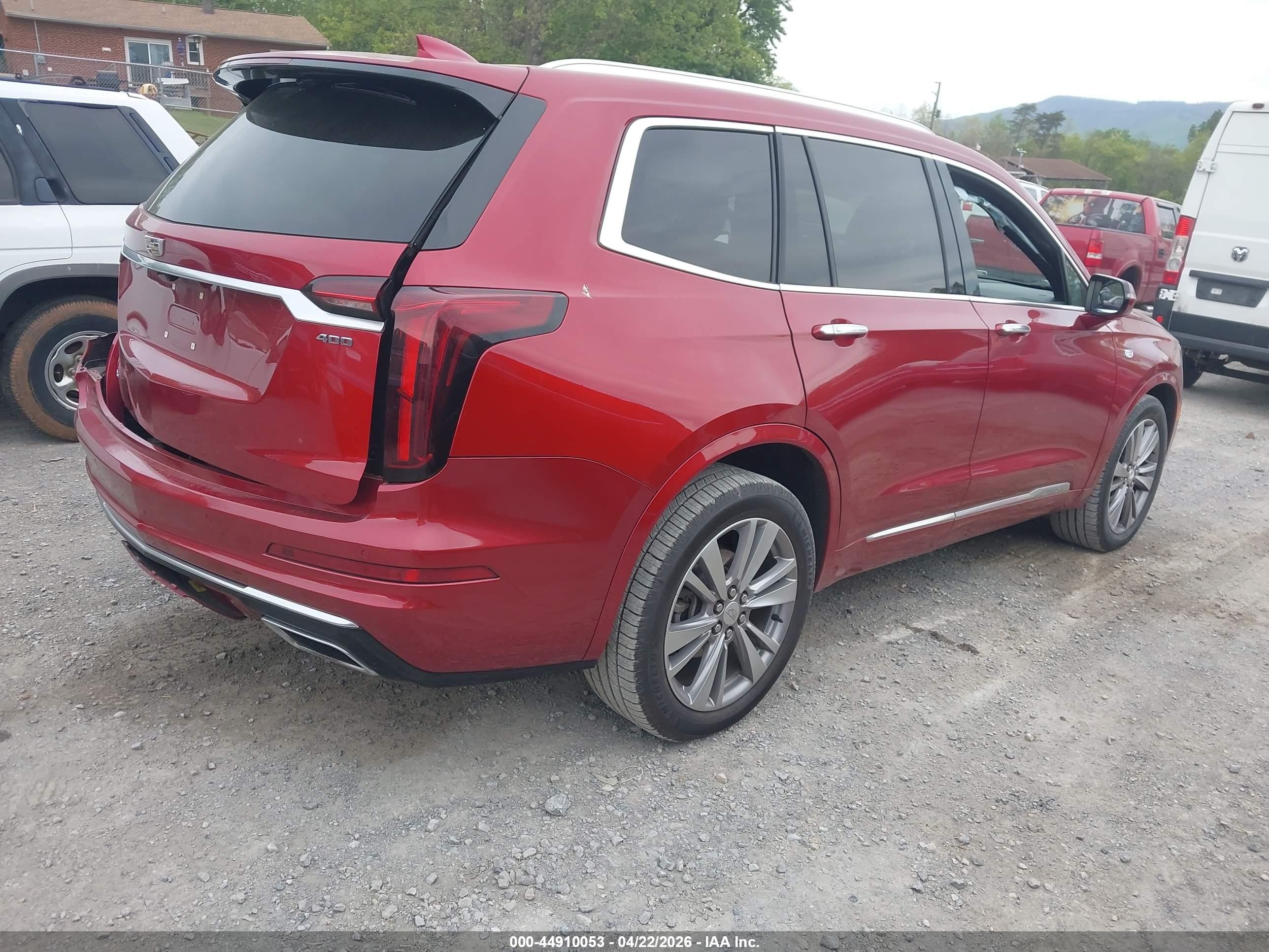 2023 Cadillac Xt6 Awd Premium Luxury Red vin: 1GYKPDRS9PZ131931