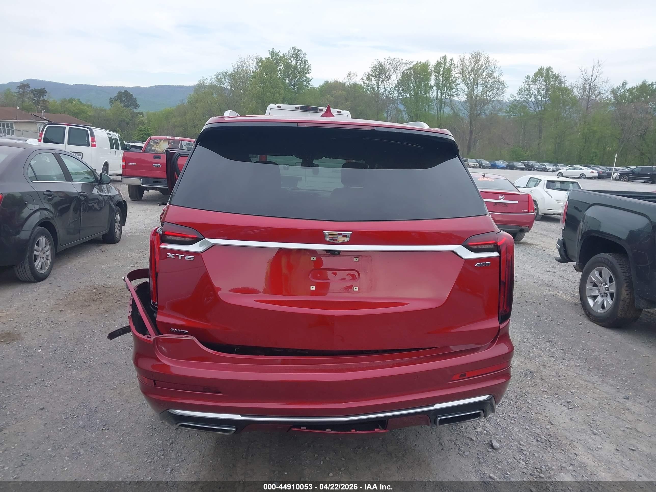 2023 Cadillac Xt6 Awd Premium Luxury Red vin: 1GYKPDRS9PZ131931