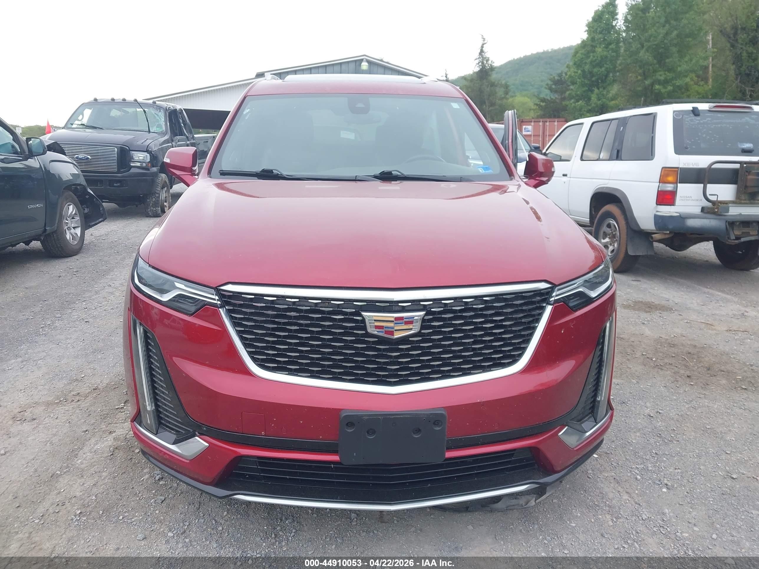 2023 Cadillac Xt6 Awd Premium Luxury Red vin: 1GYKPDRS9PZ131931