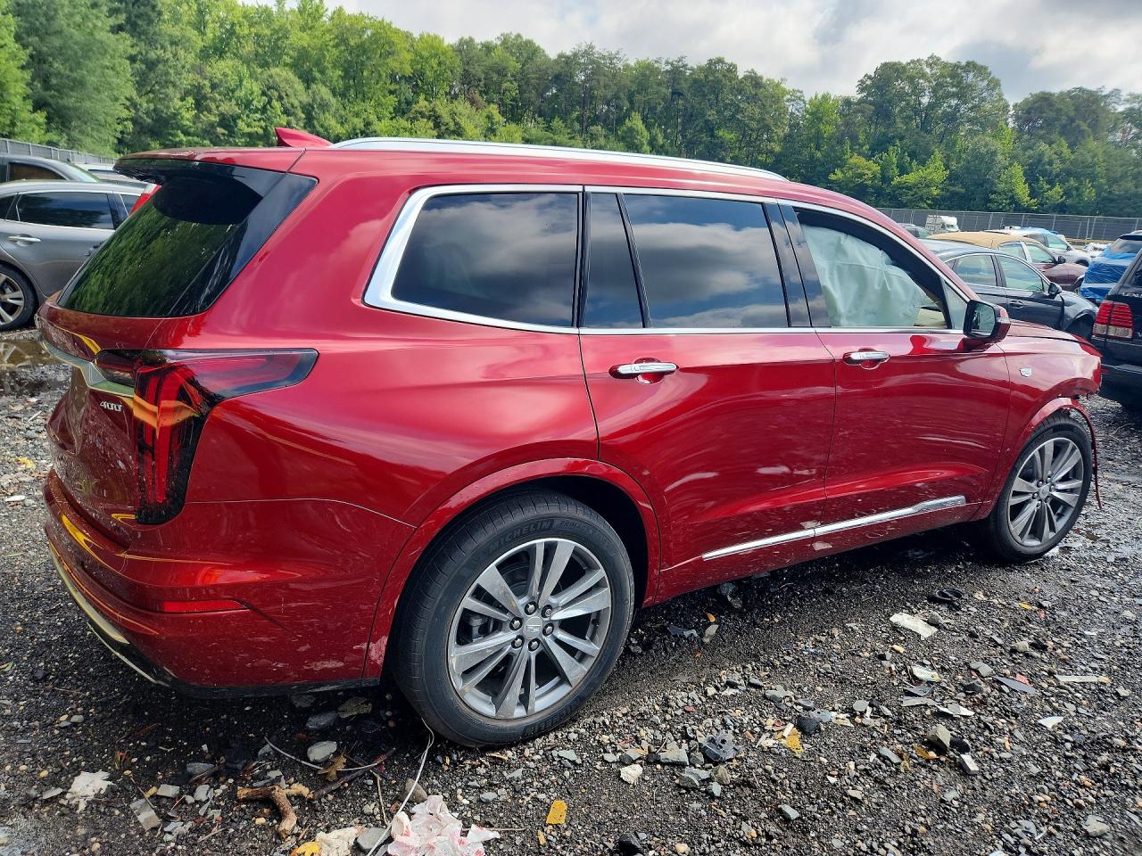 2021 Cadillac Xt6 Platinum Premium Luxury Red vin: 1GYKPFRS6MZ126564
