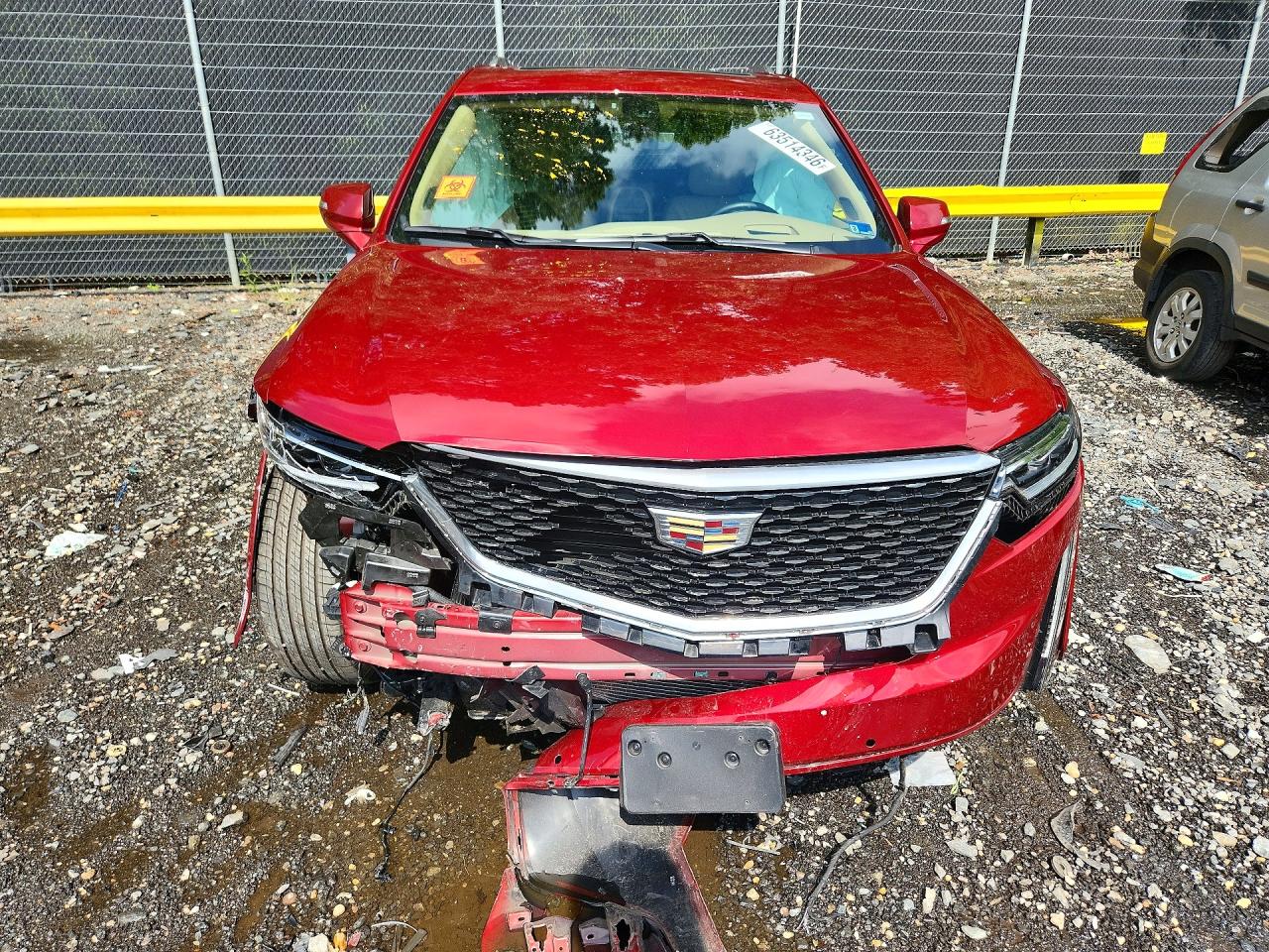 2021 Cadillac Xt6 Platinum Premium Luxury Red vin: 1GYKPFRS6MZ126564