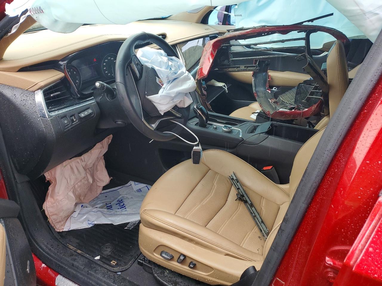 2021 Cadillac Xt6 Platinum Premium Luxury Red vin: 1GYKPFRS6MZ126564