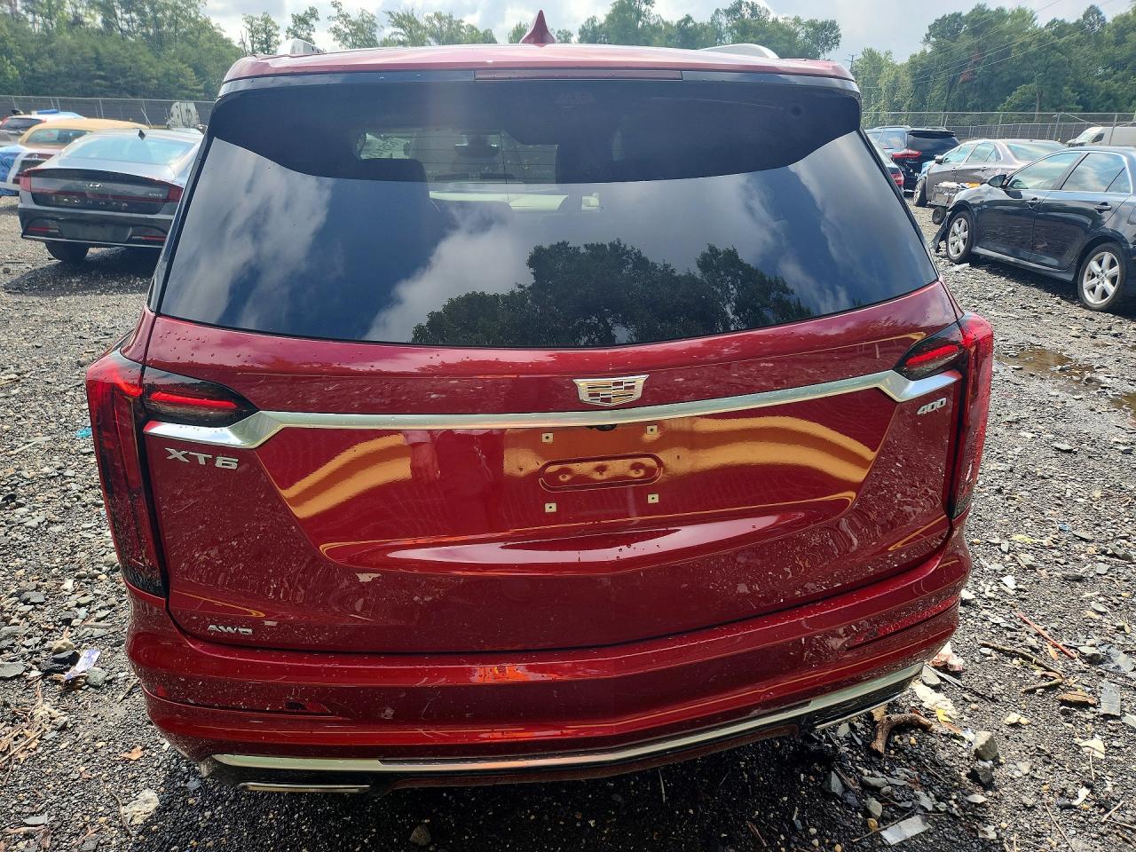 2021 Cadillac Xt6 Platinum Premium Luxury Red vin: 1GYKPFRS6MZ126564