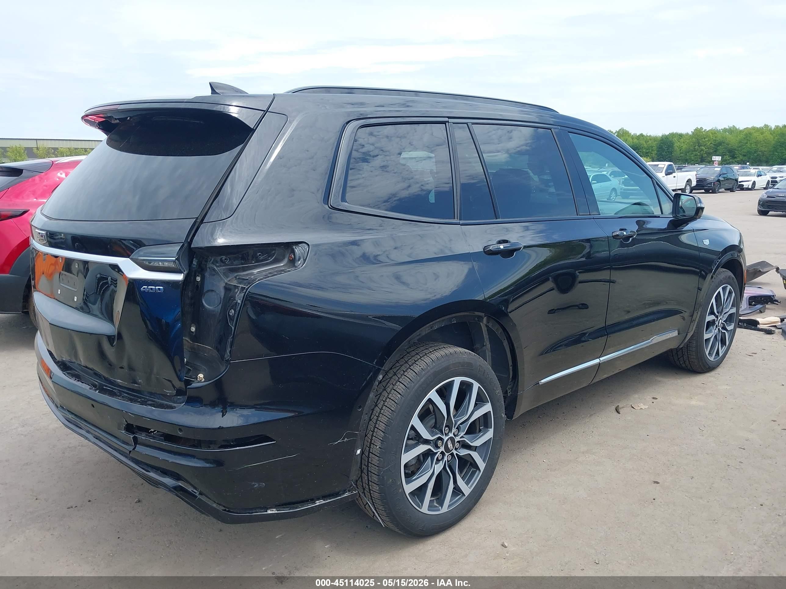 2021 Cadillac Xt6 Awd Sport Black vin: 1GYKPHRS3MZ184188