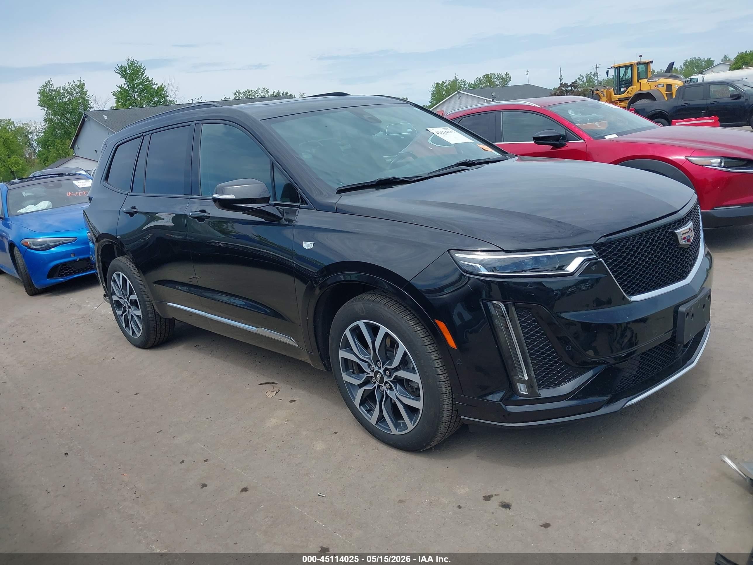 2021 Cadillac Xt6 Awd Sport Черный vin: 1GYKPHRS3MZ184188
