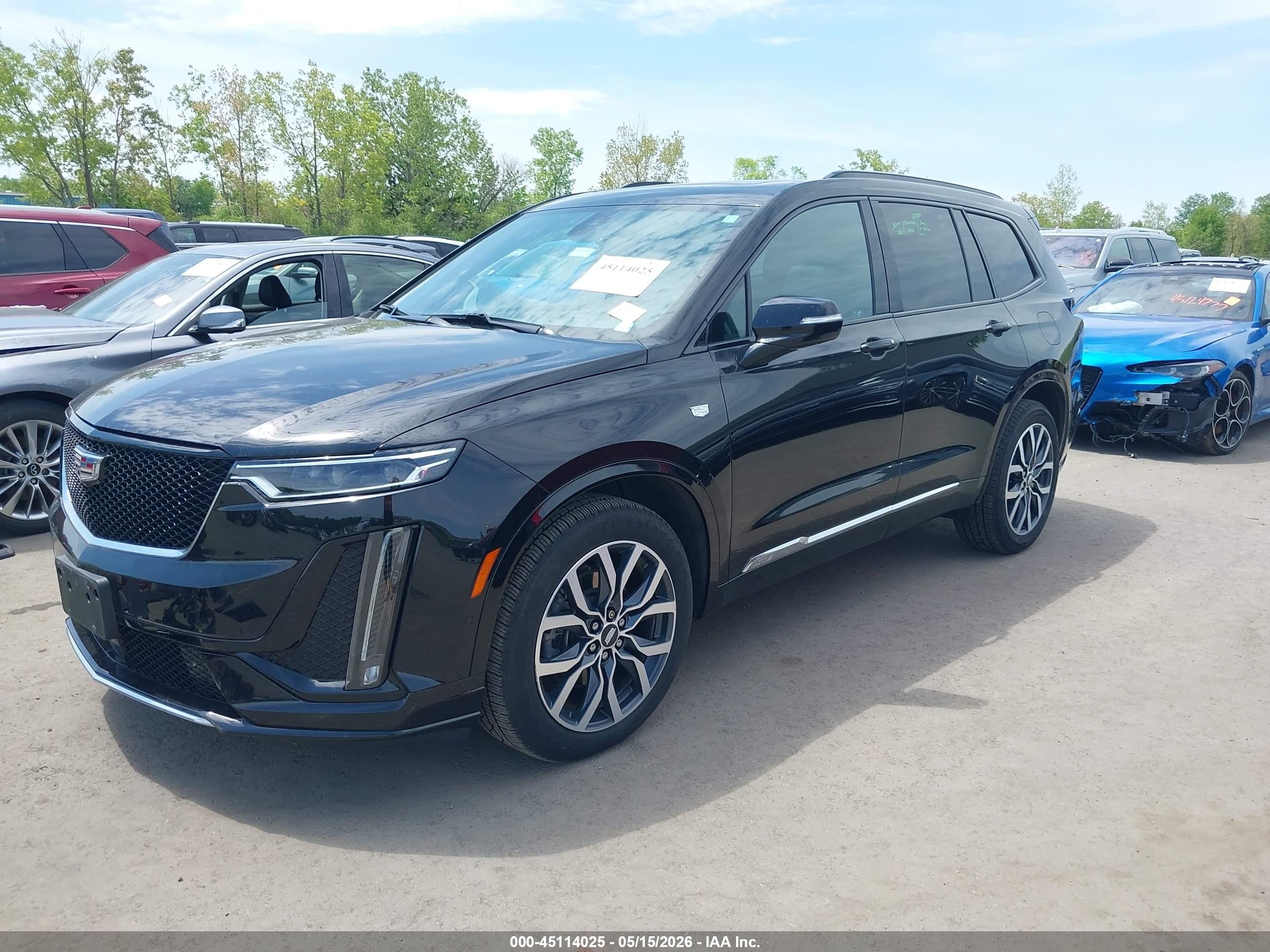 2021 Cadillac Xt6 Awd Sport Black vin: 1GYKPHRS3MZ184188