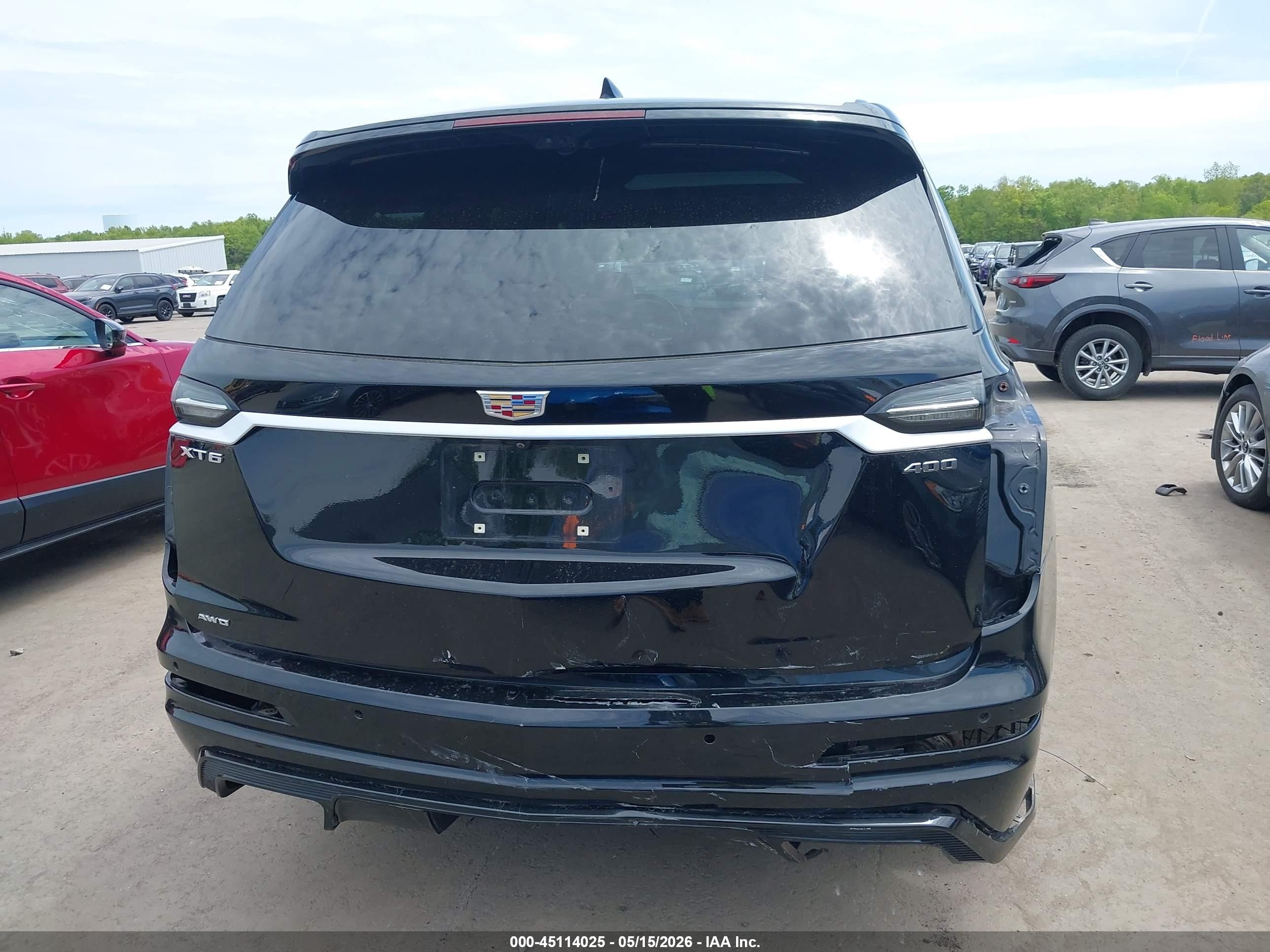 2021 Cadillac Xt6 Awd Sport Black vin: 1GYKPHRS3MZ184188