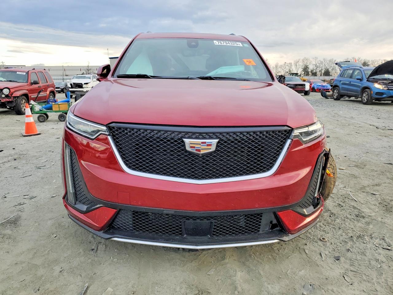 2021 Cadillac Xt6 Sport Бордовый vin: 1GYKPHRS7MZ119781
