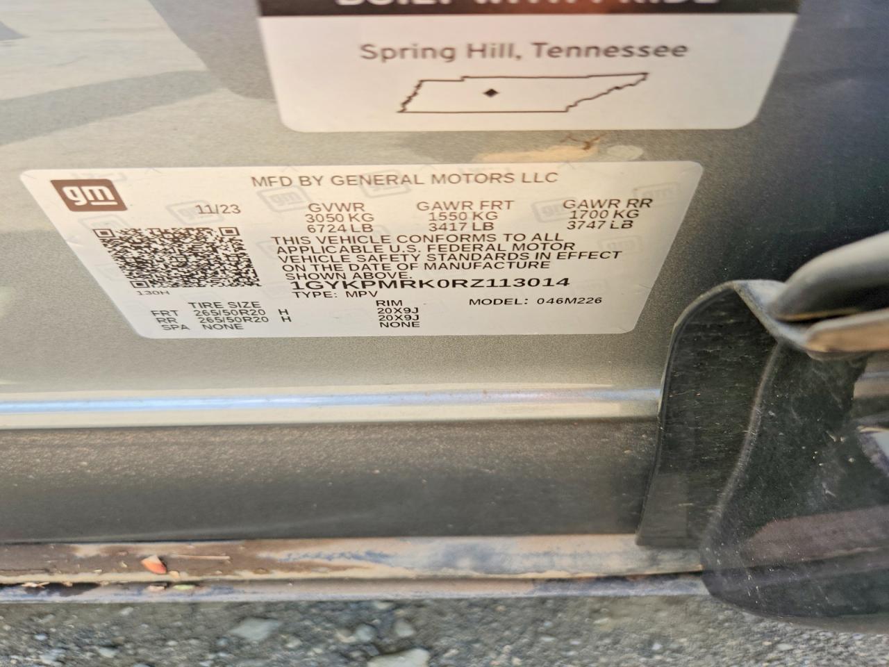 2024 Cadillac Lyriq Tech Gray vin: 1GYKPMRK0RZ113014