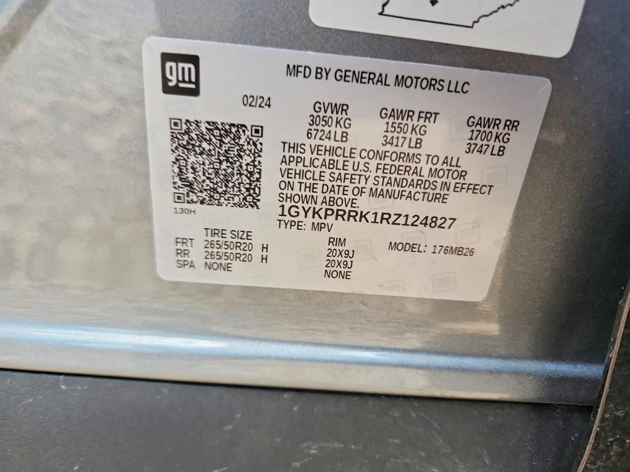 2024 Cadillac Lyriq Luxury Gray vin: 1GYKPRRK1RZ124827