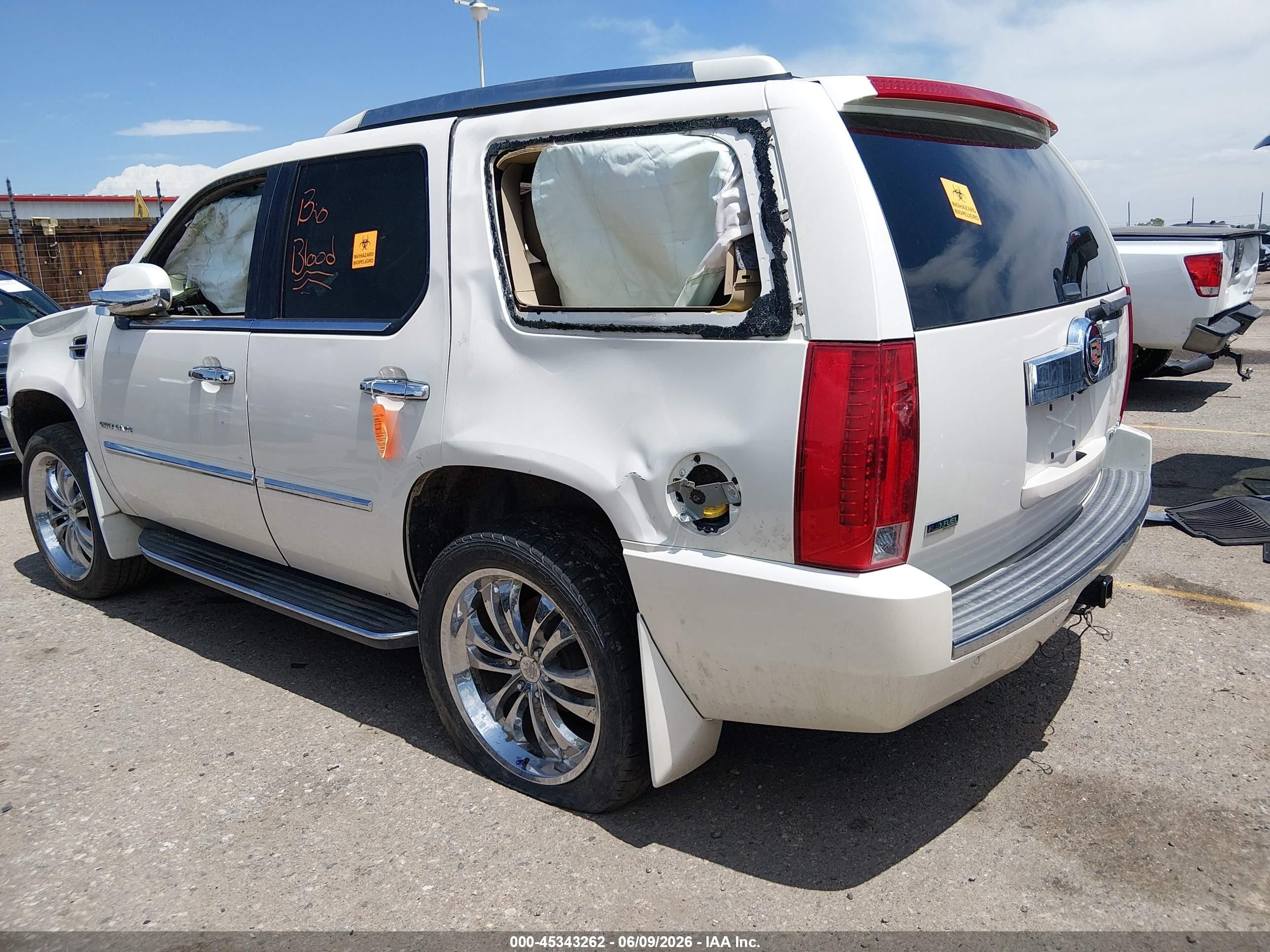 2011 Cadillac Escalade Luxury Белый vin: 1GYS3BEF2BR111635