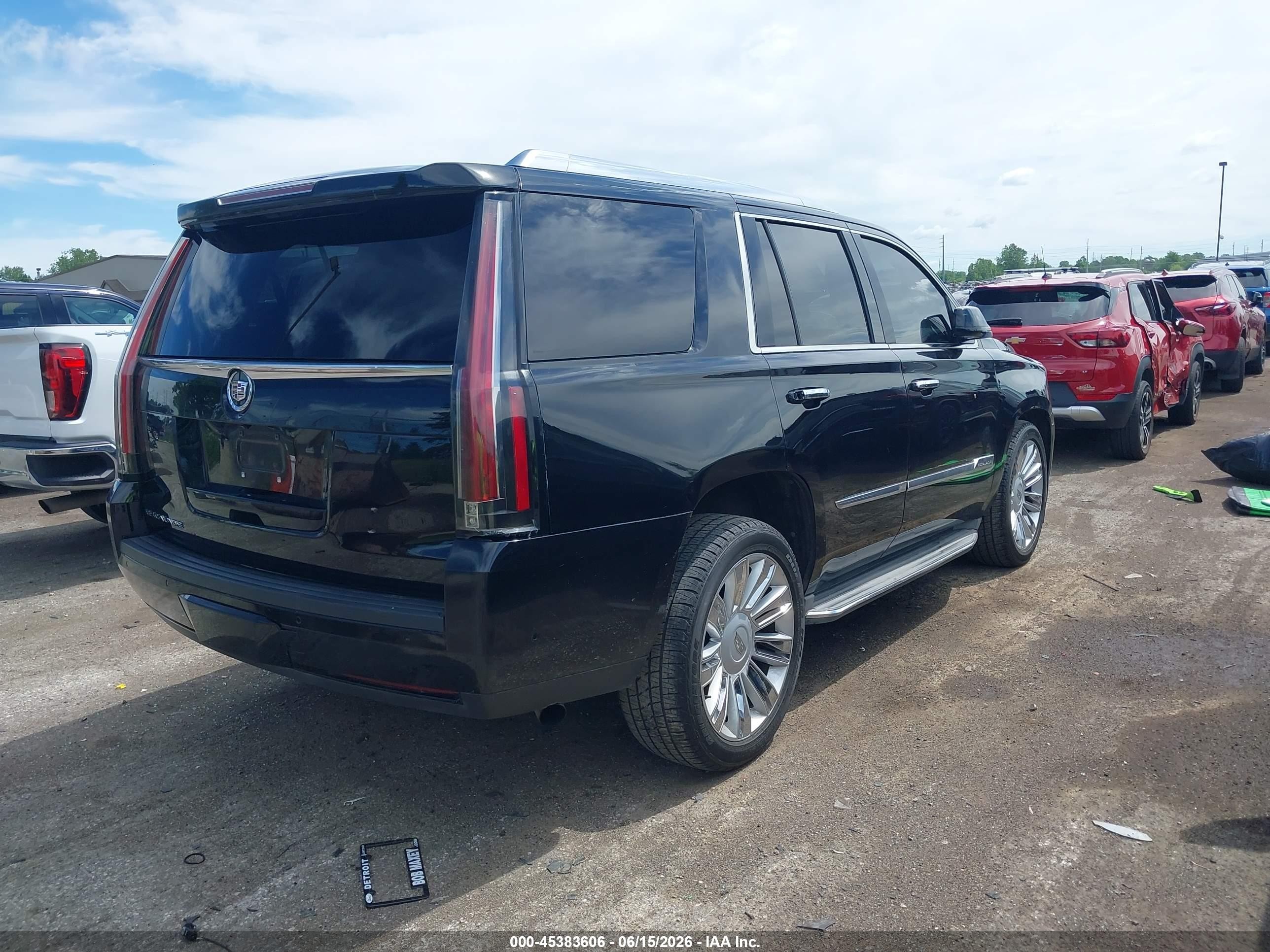 2015 Cadillac Escalade Luxury Black vin: 1GYS3BKJ0FR276792